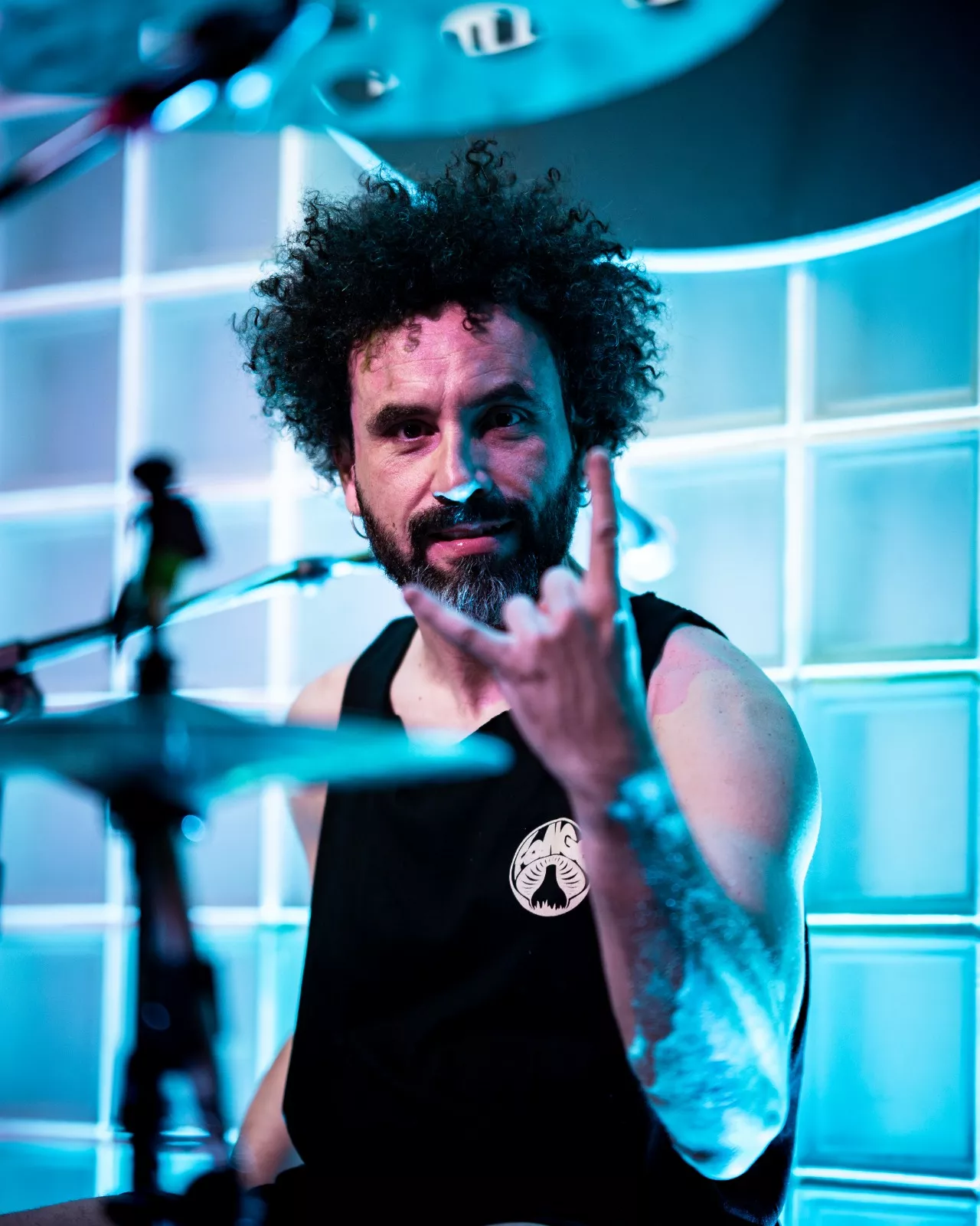 Gonzalo Carrasco, batería. Perversónicas.