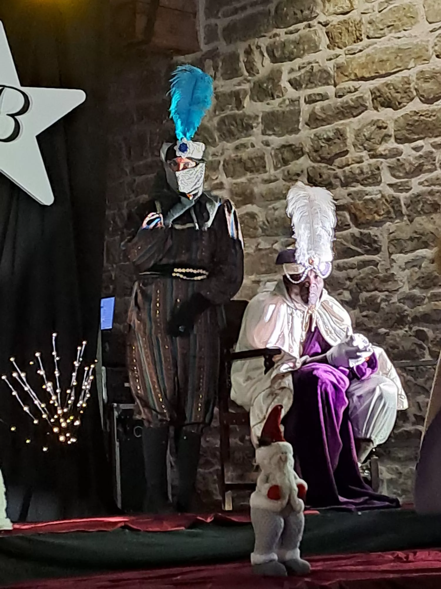 Cabalgata de los Reyes Magos en Ayerbe.