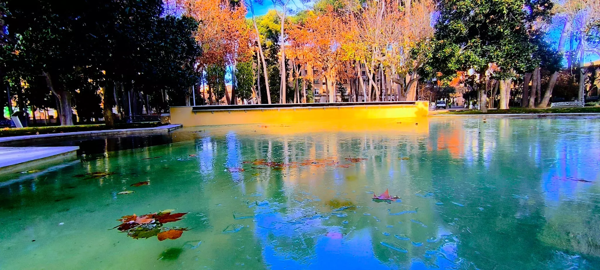 Huesca ha registrado temperaturas de hasta 5 grados bajo cero. Foto Joaquín Santafé