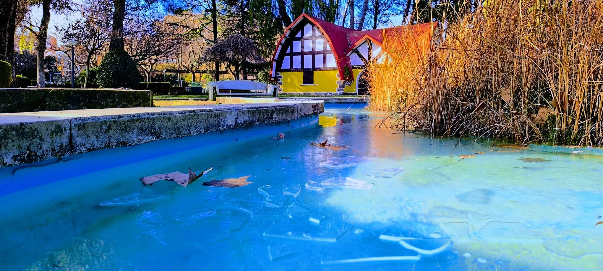 Huesca ha registrado temperaturas de hasta 5 grados bajo cero. Foto Joaquín Santafé