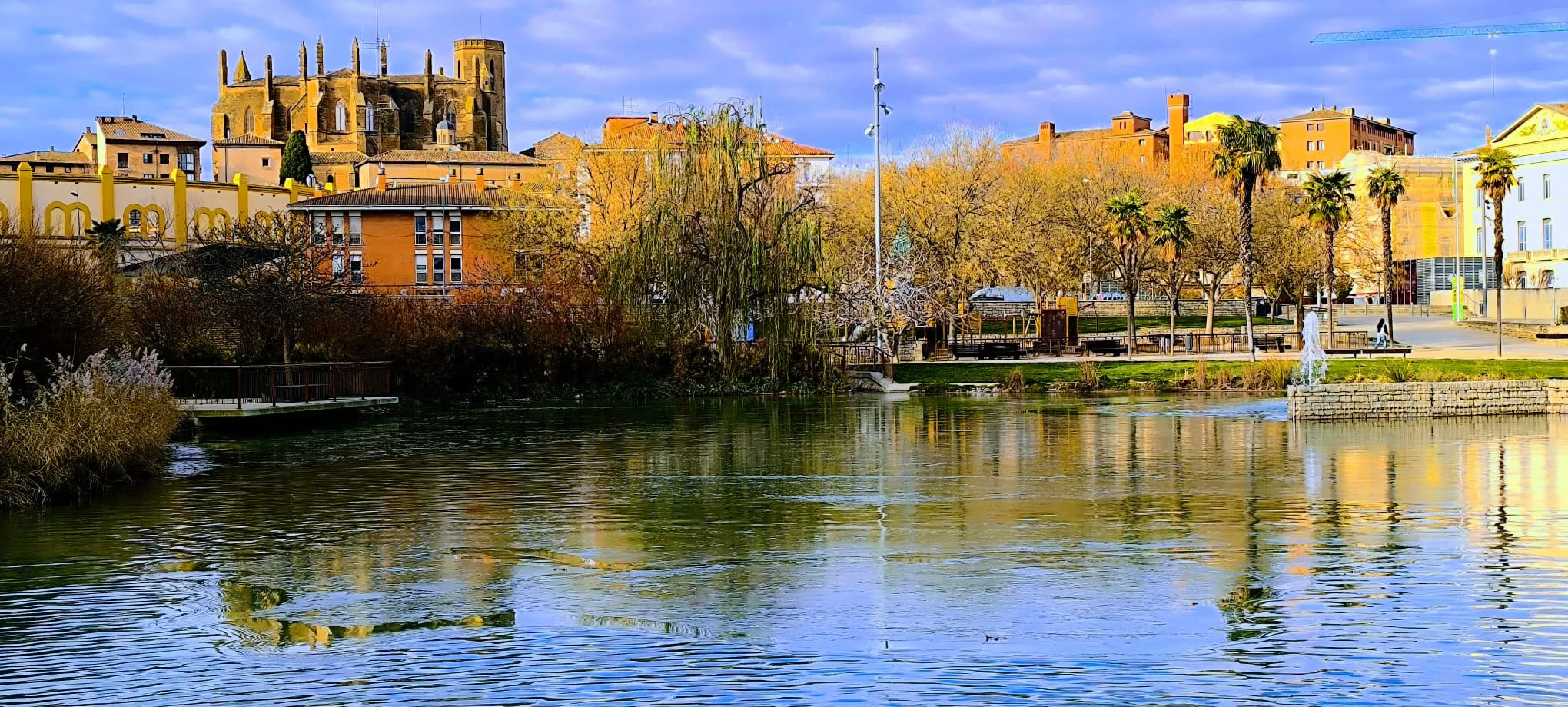 Huesca ha registrado temperaturas de hasta 5 grados bajo cero. Foto Joaquín Santafé