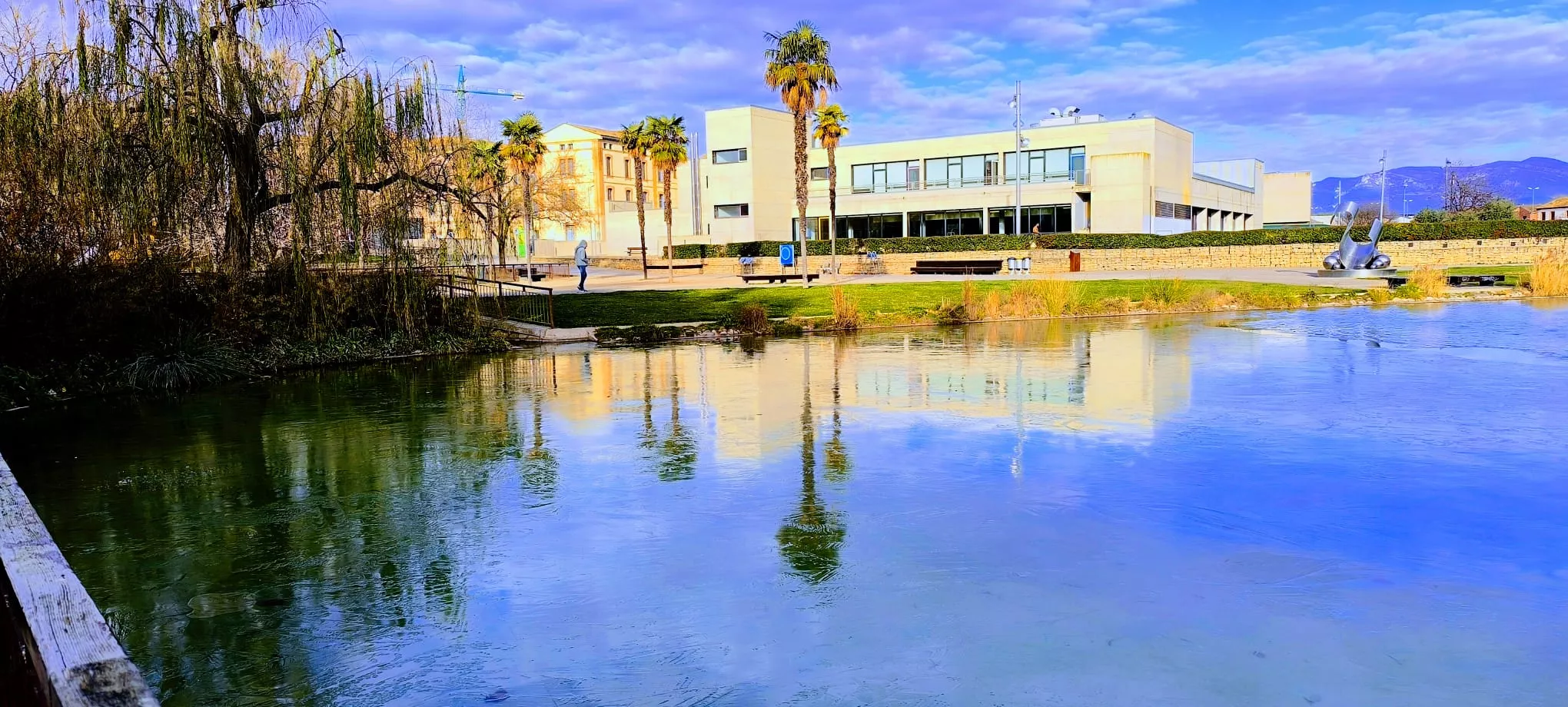 Huesca ha registrado temperaturas de hasta 5 grados bajo cero. Foto Joaquín Santafé