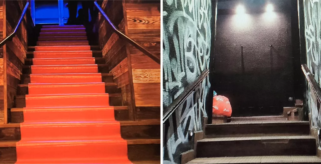 Salidas de evacuación del Pub Secret de Formigal