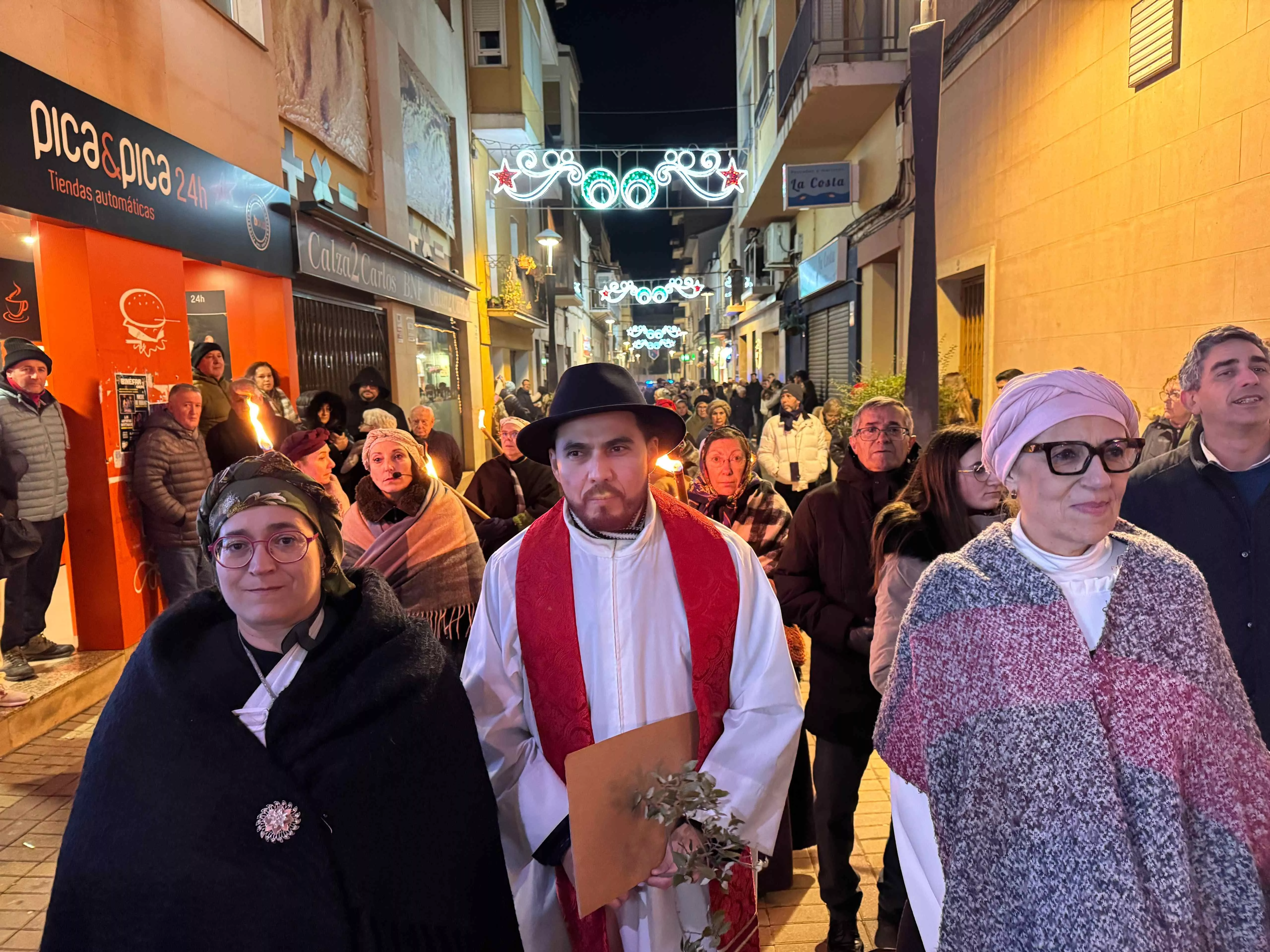 Recreación de San Quílez en Binéfar el 6 de enero