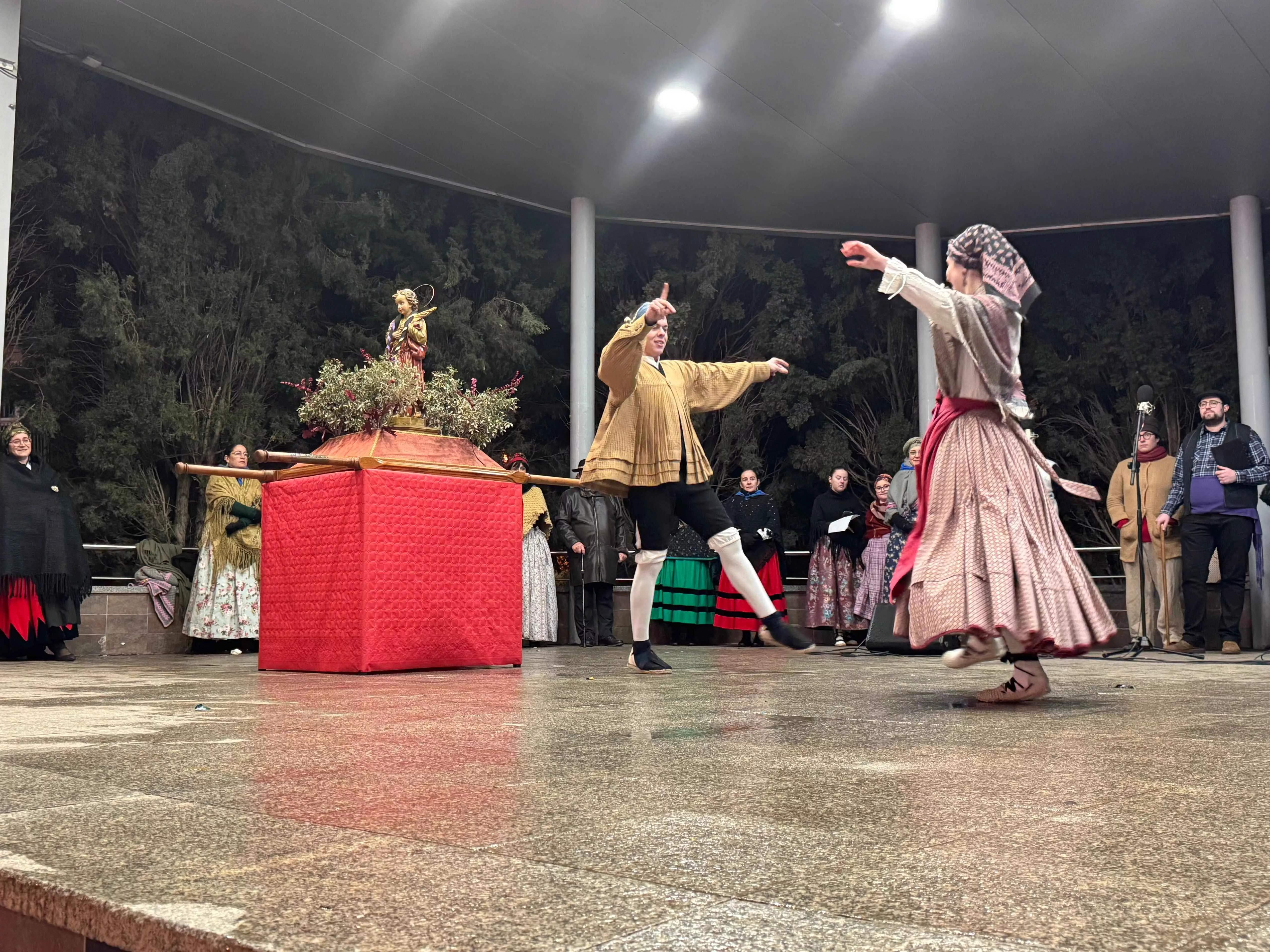 Recreación de San Quílez en Binéfar el 6 de enero