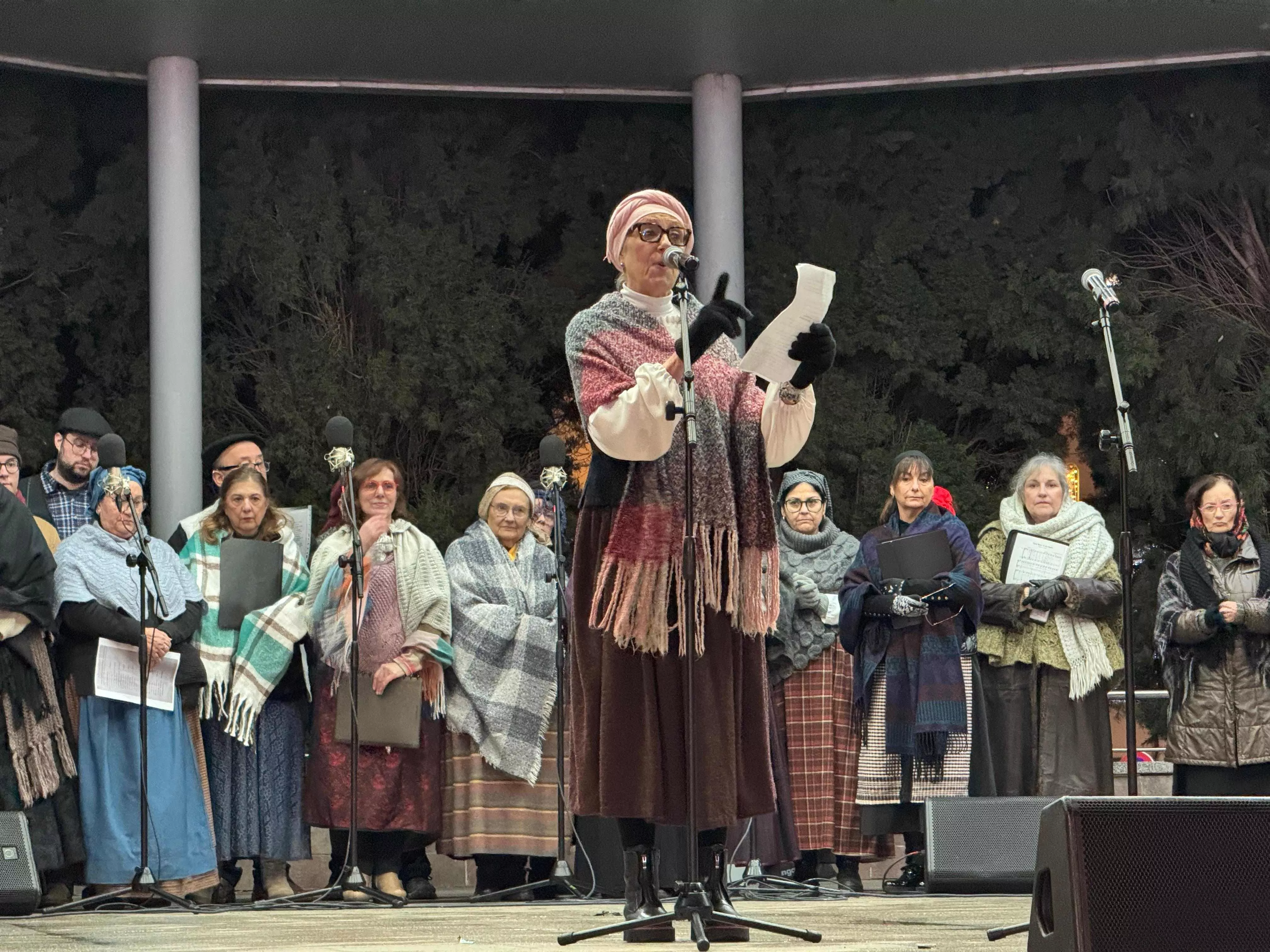 Recreación de San Quílez en Binéfar el 6 de enero