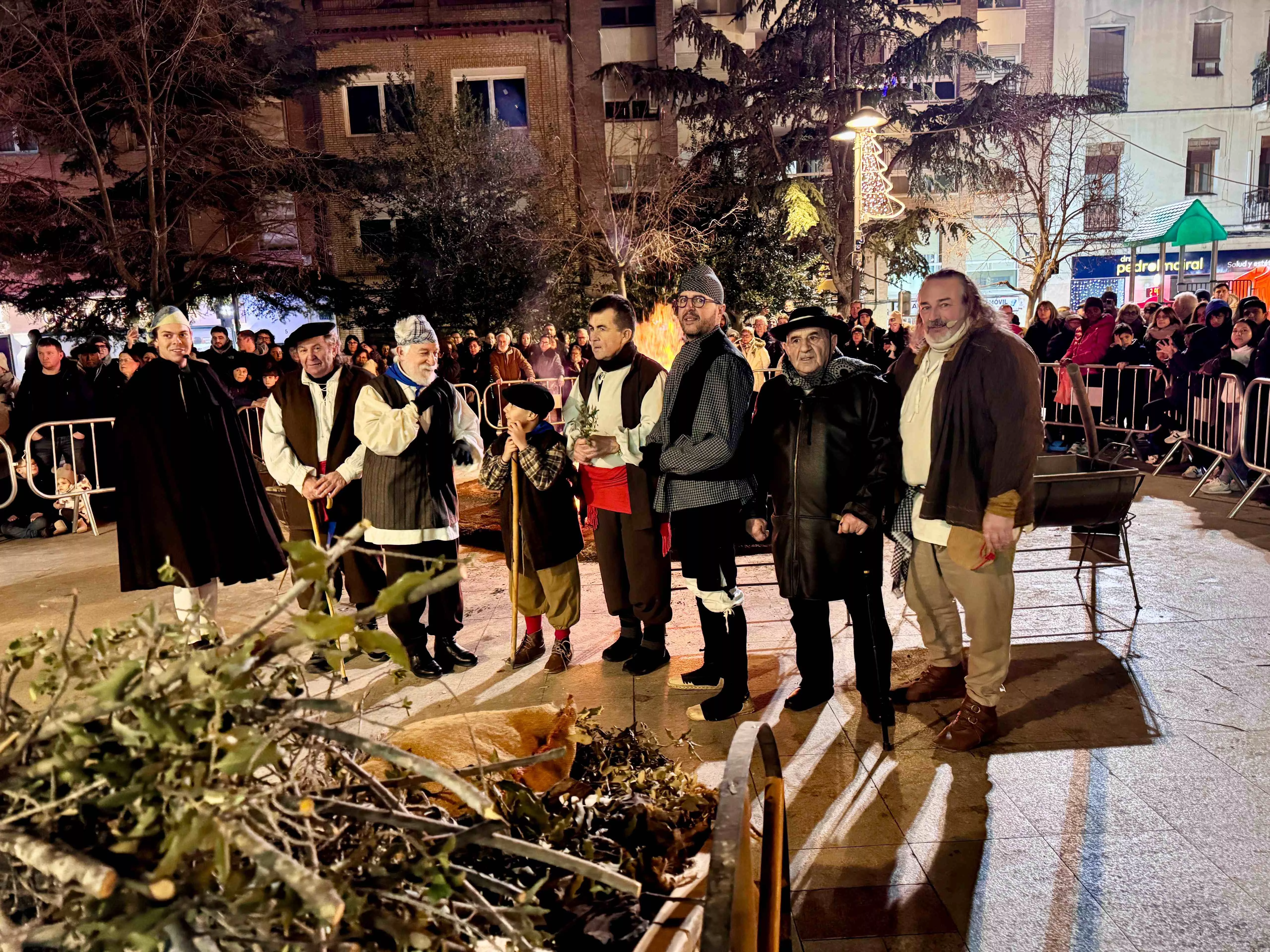 Recreación de San Quílez en Binéfar el 6 de enero