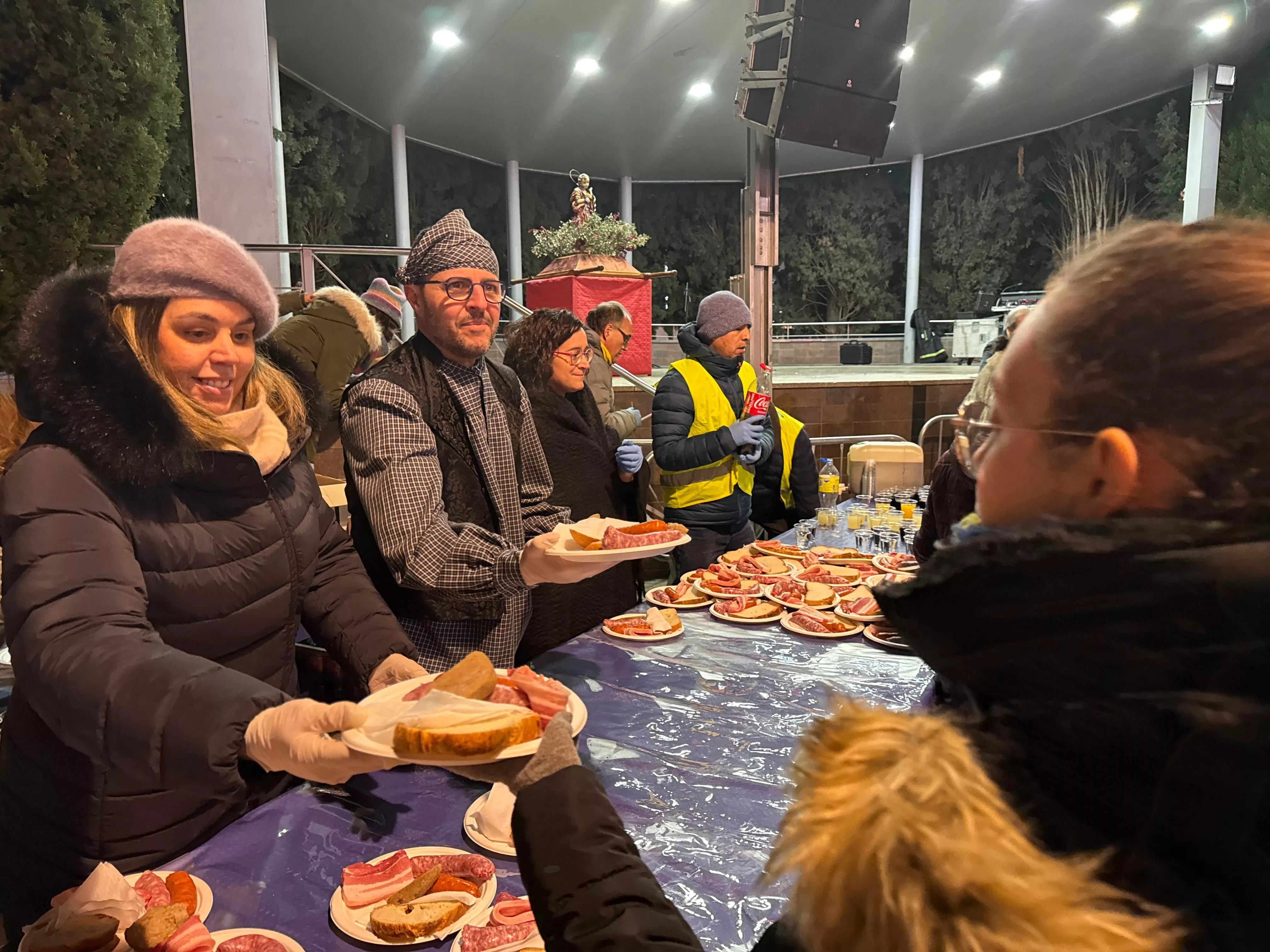 Recreación de San Quílez en Binéfar el 6 de enero