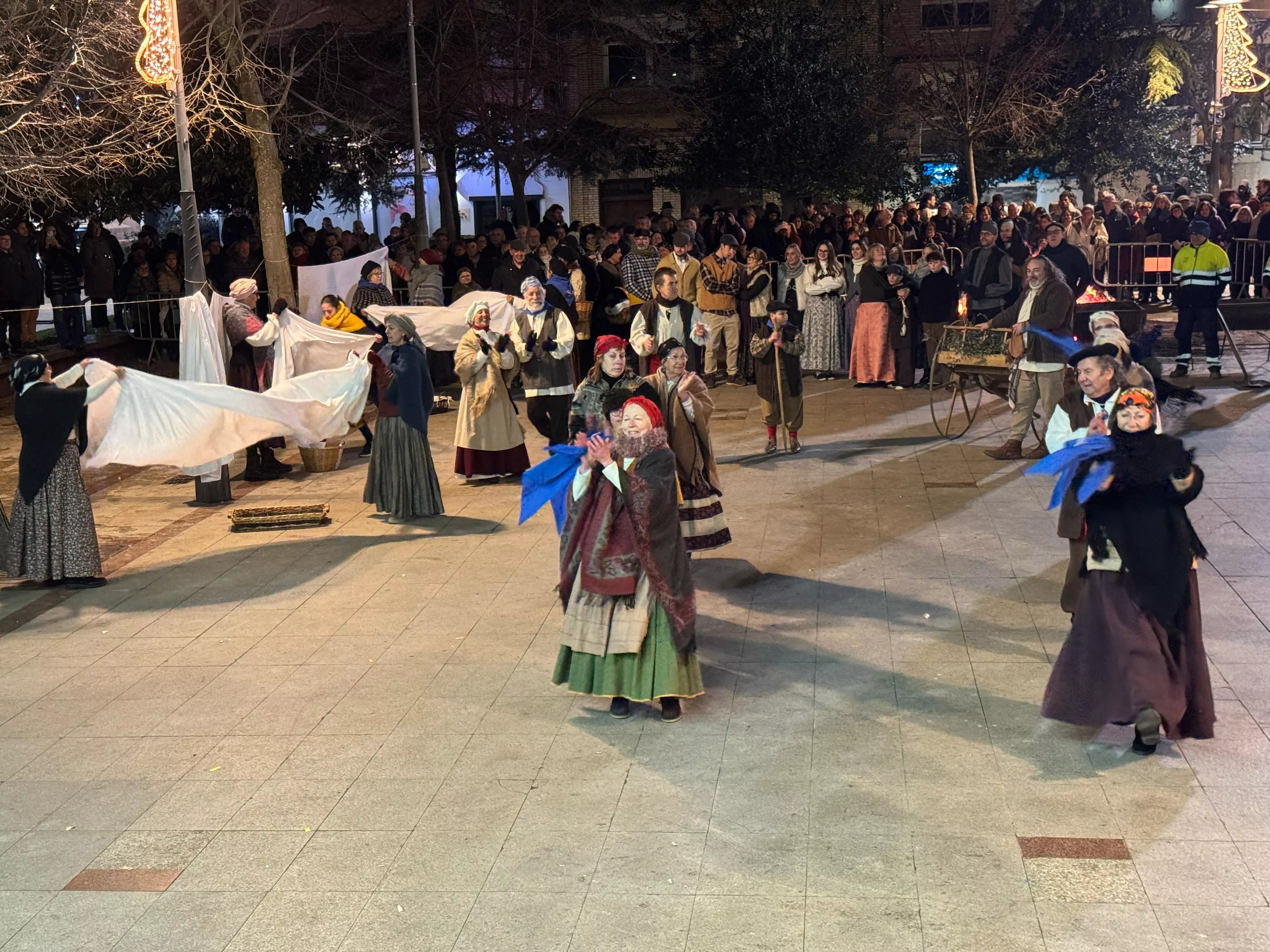 Recreación de San Quílez en Binéfar el 6 de enero