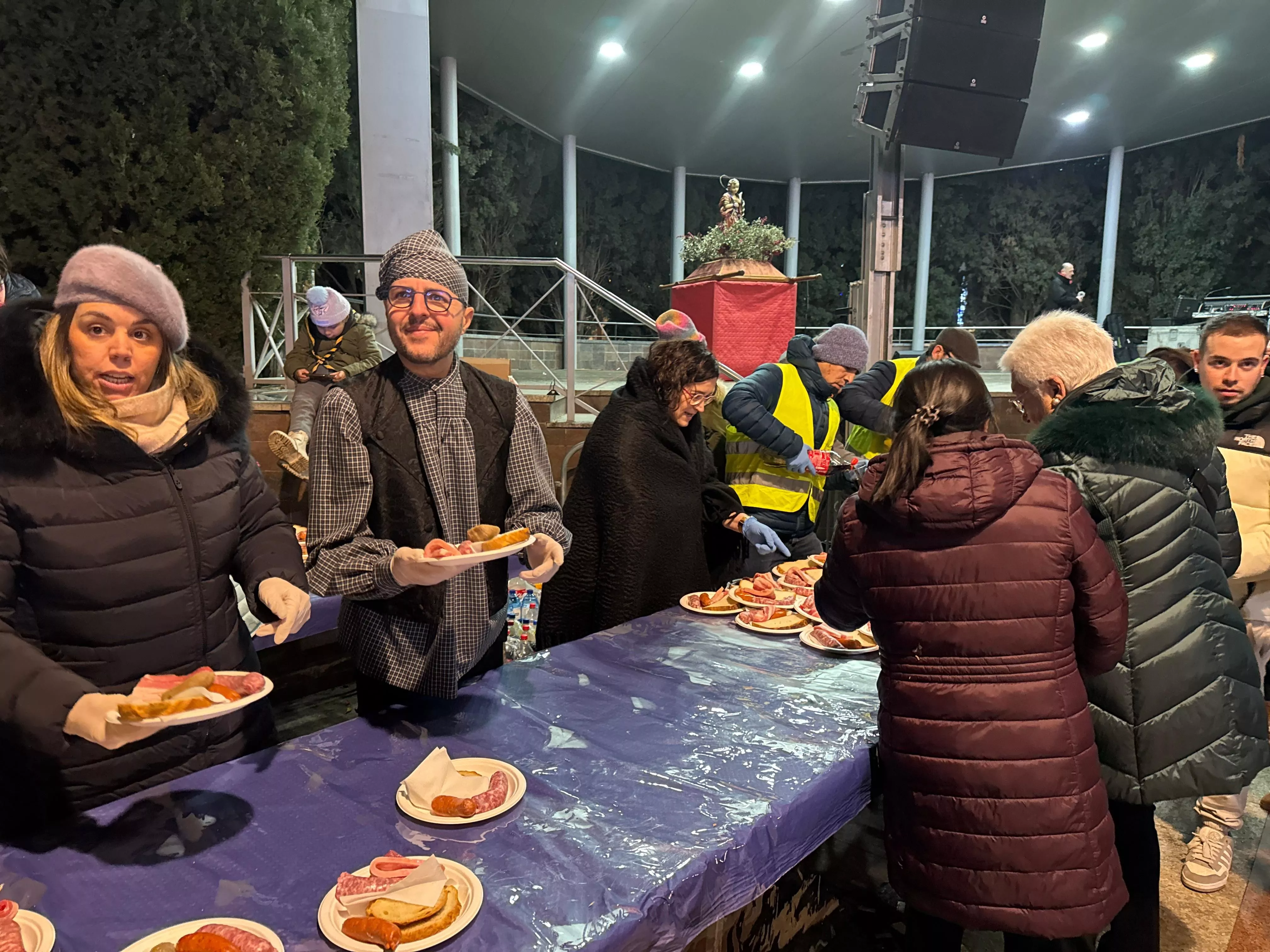 Recreación de San Quílez en Binéfar el 6 de enero