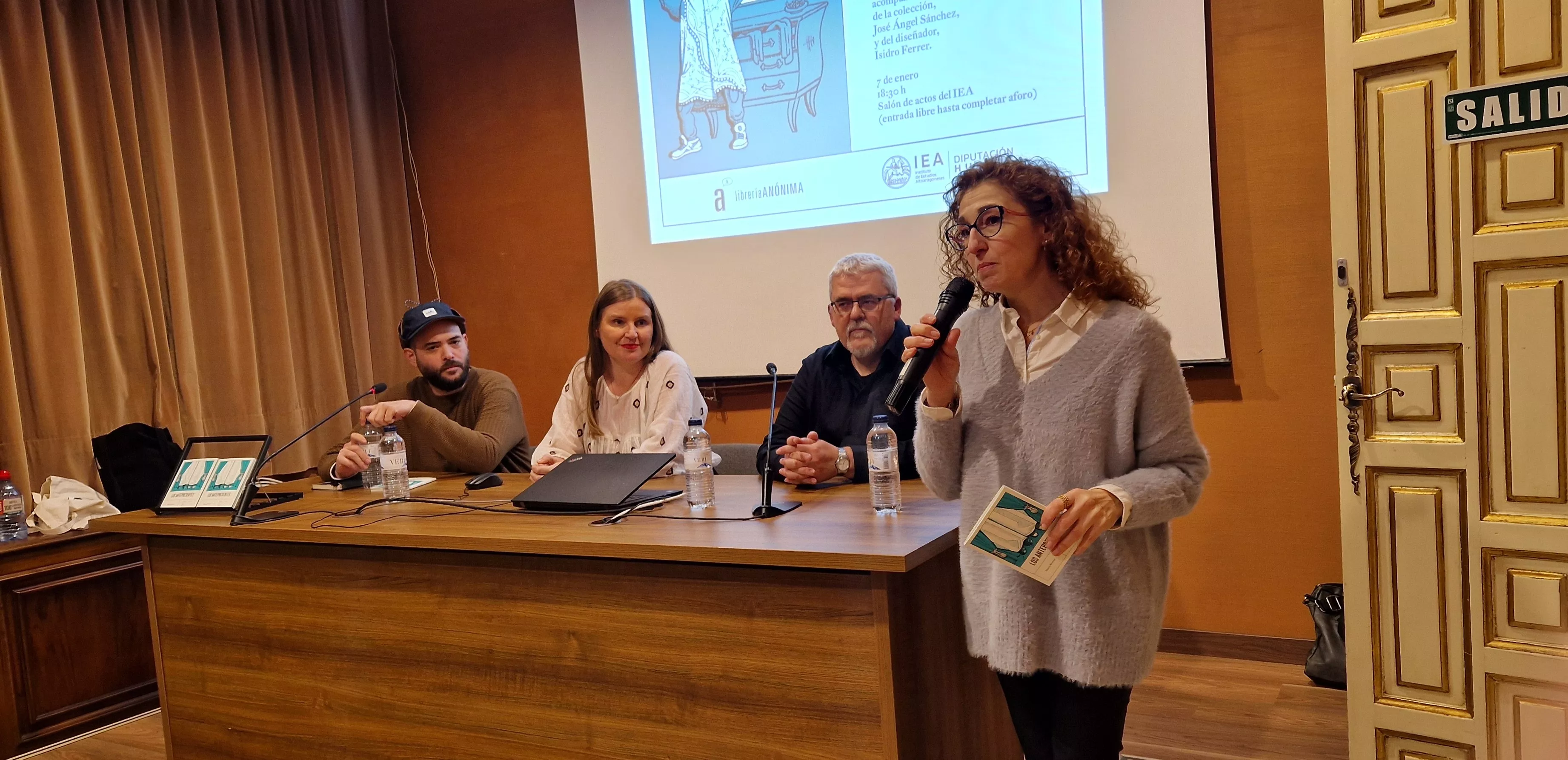 Presentación de Los antepresentes, de Marta Borraz y Carlos Aquilué. Foto Myriam Martínez