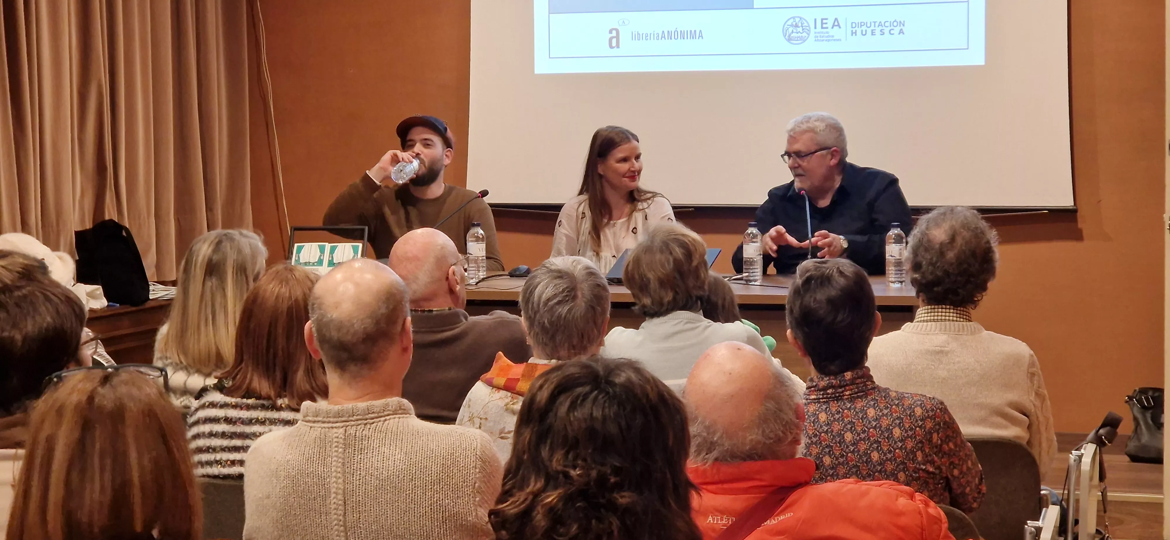 Presentación de Los antepresentes, de Marta Borraz y Carlos Aquilué. Foto Myriam Martínez