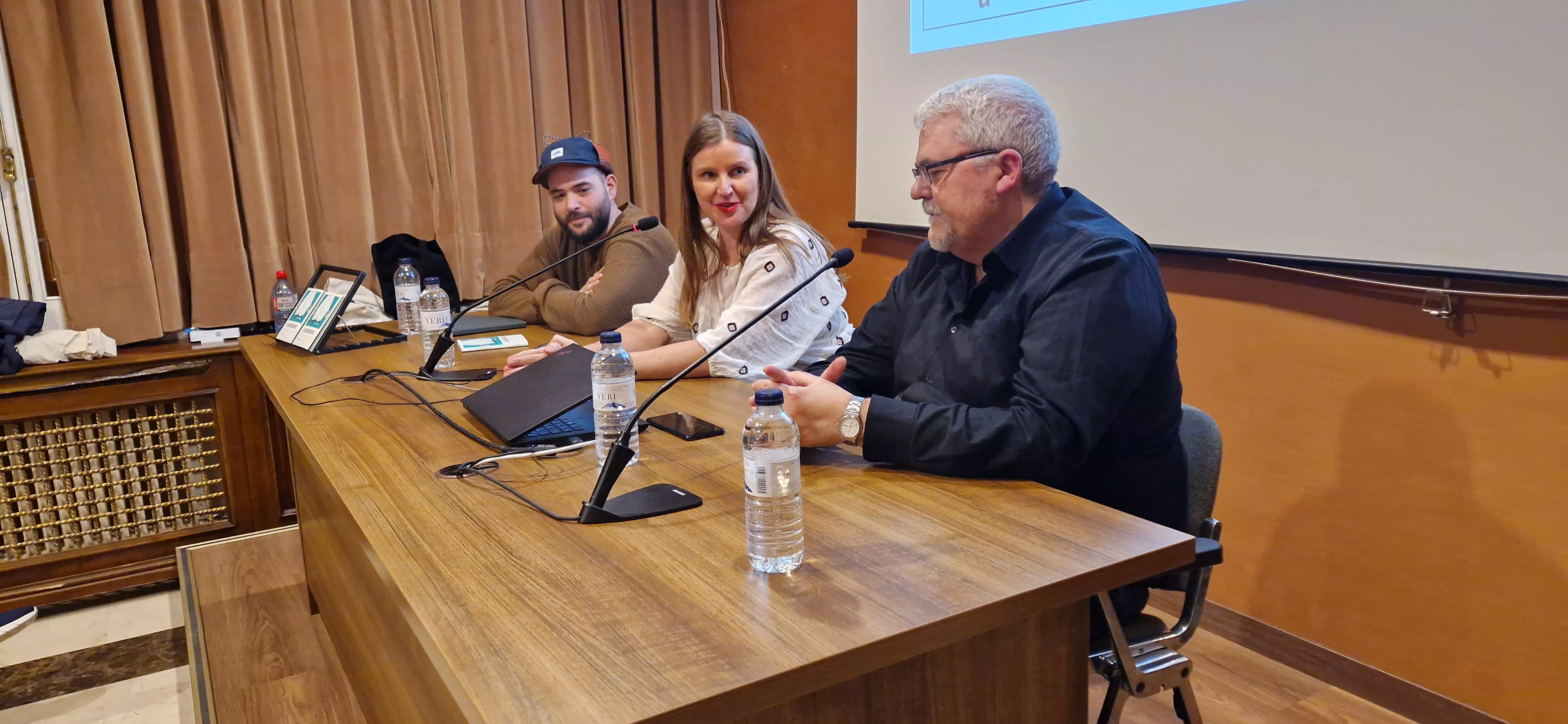 Presentación de Los antepresentes, de Marta Borraz y Carlos Aquilué. Foto Myriam Martínez