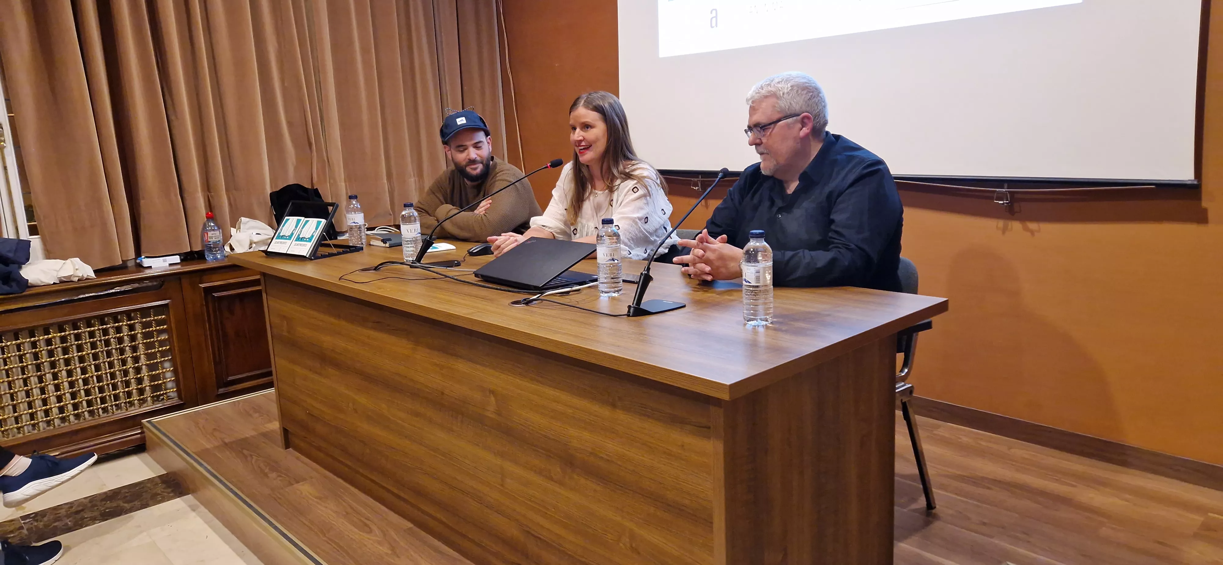 Presentación de Los antepresentes, de Marta Borraz y Carlos Aquilué. Foto Myriam Martínez
