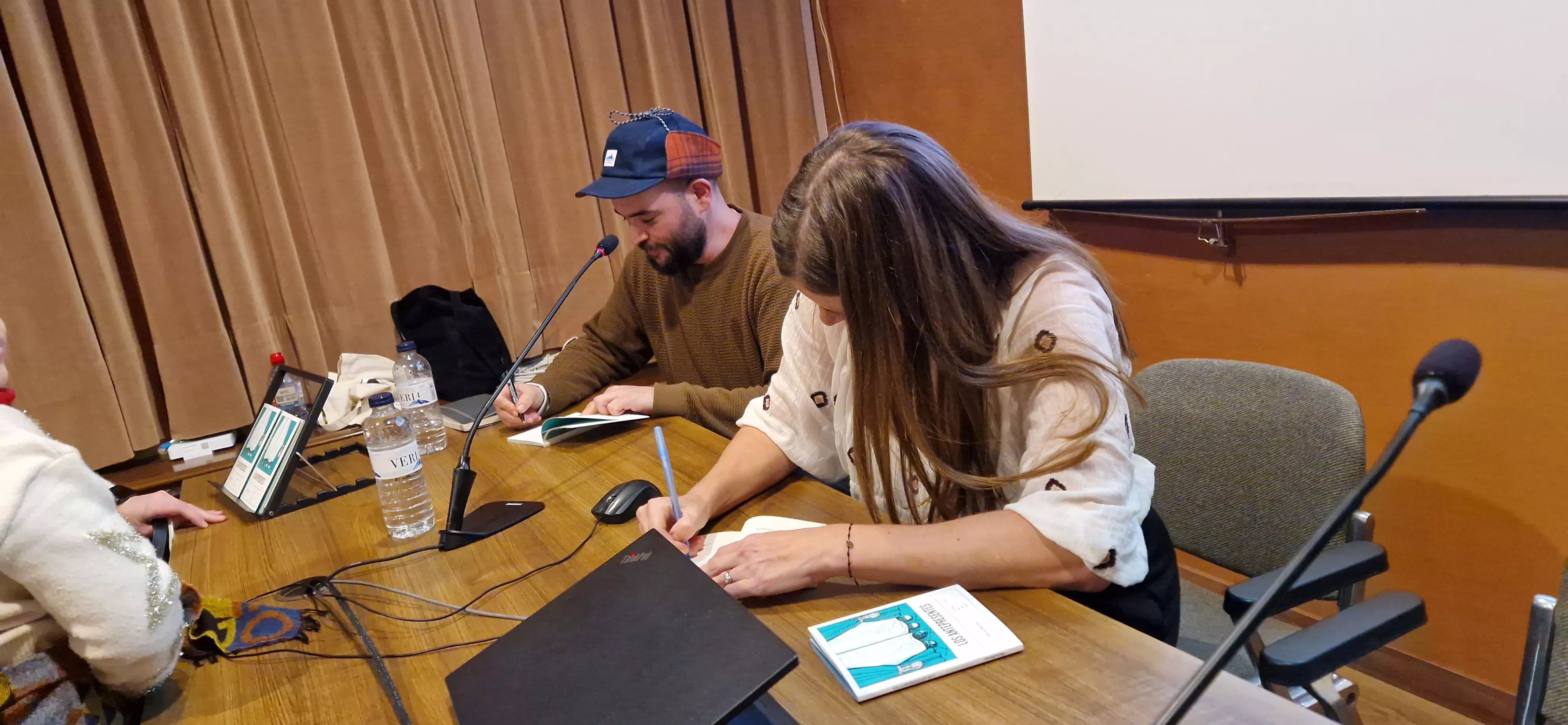Presentación de Los antepresentes, de Marta Borraz y Carlos Aquilué. Foto Myriam Martínez