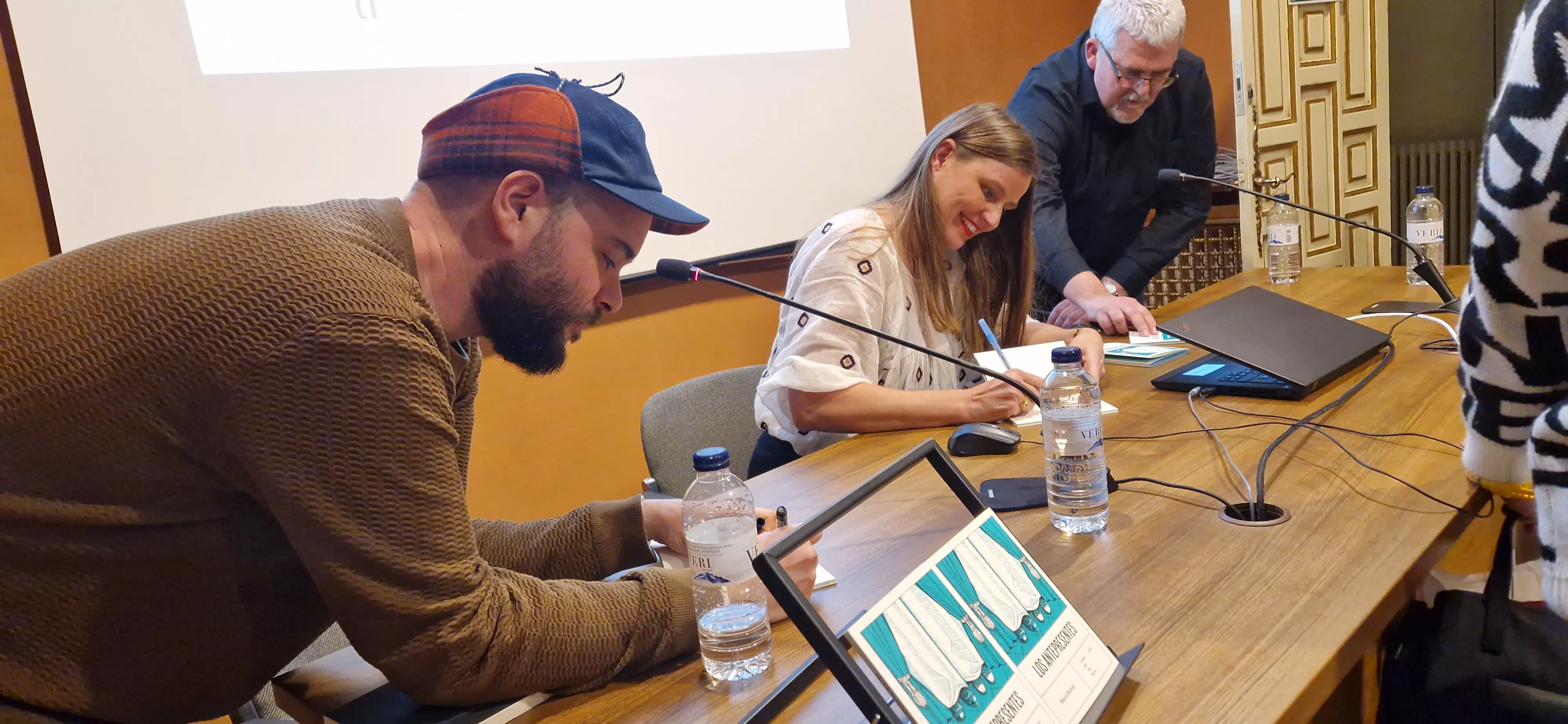 Presentación de Los antepresentes, de Marta Borraz y Carlos Aquilué. Foto Myriam Martínez