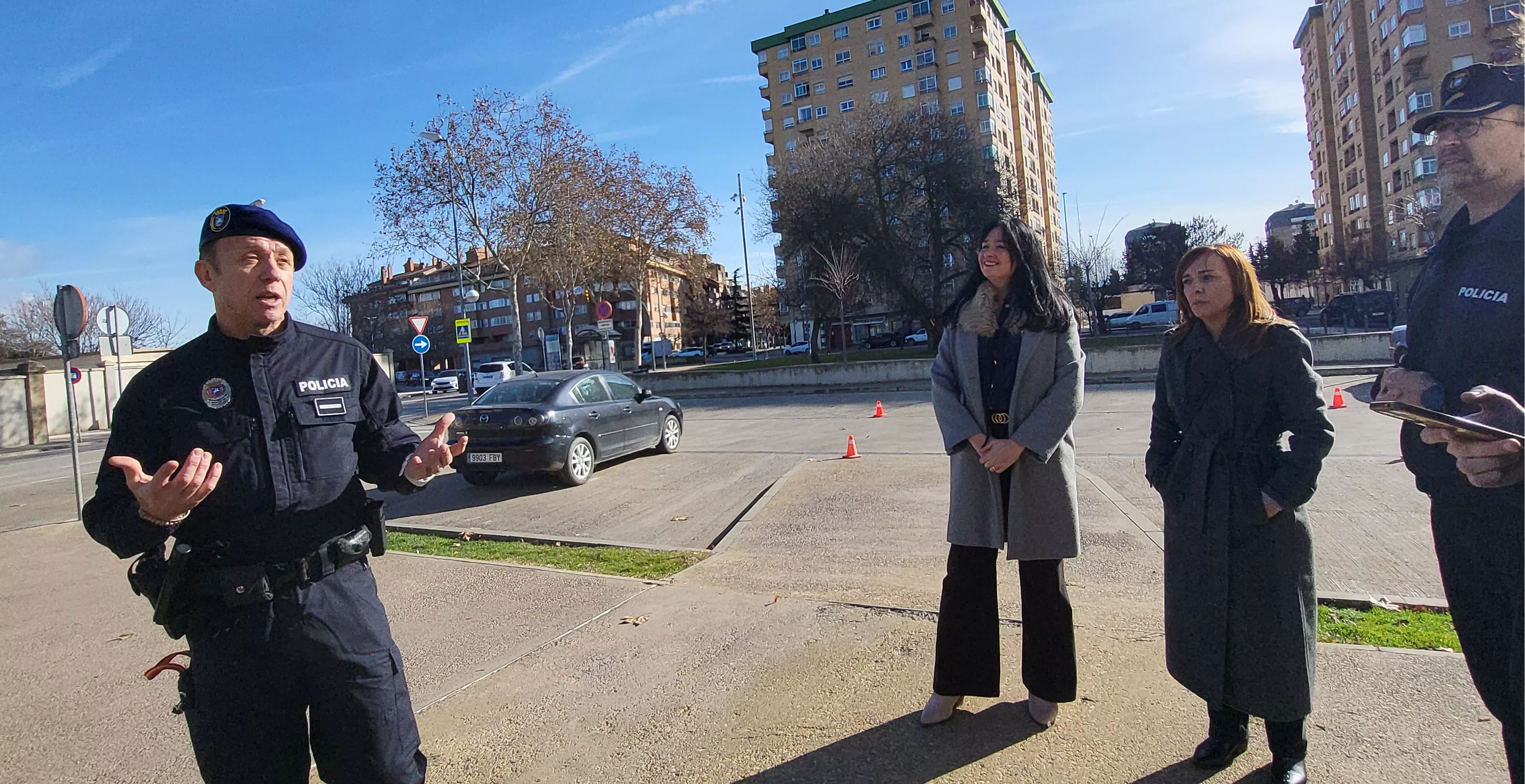 Presentación de la Unidad Canina de la Policía Local de Huesca. Foto Mercedes Manterola