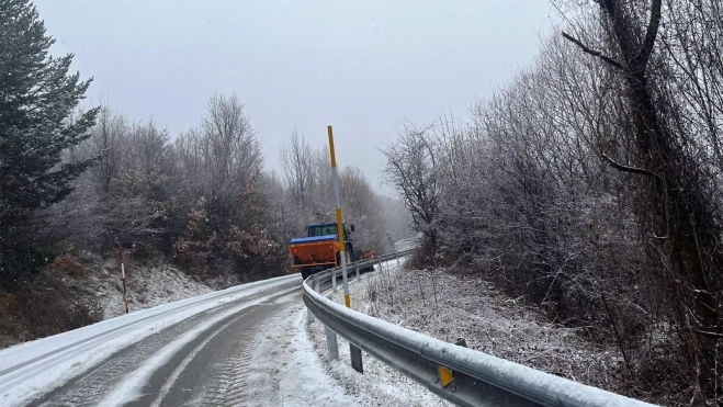 Limpieza de la vía en Piedrafita de Jaca.