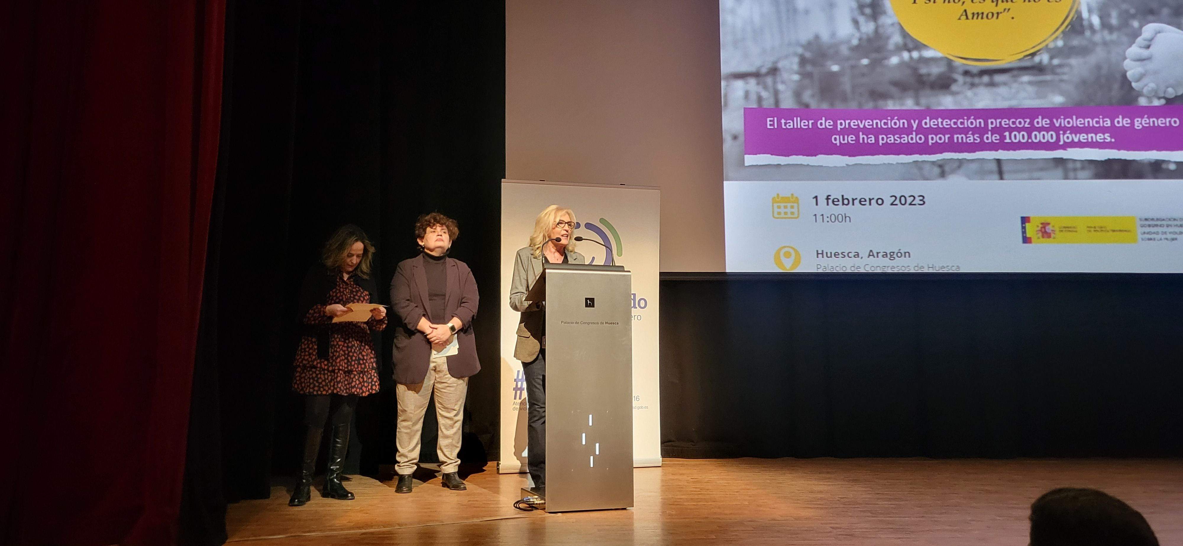 Silvia Salazar. Imágenes del taller que ha impartido Marina Marroquí en Huesca  