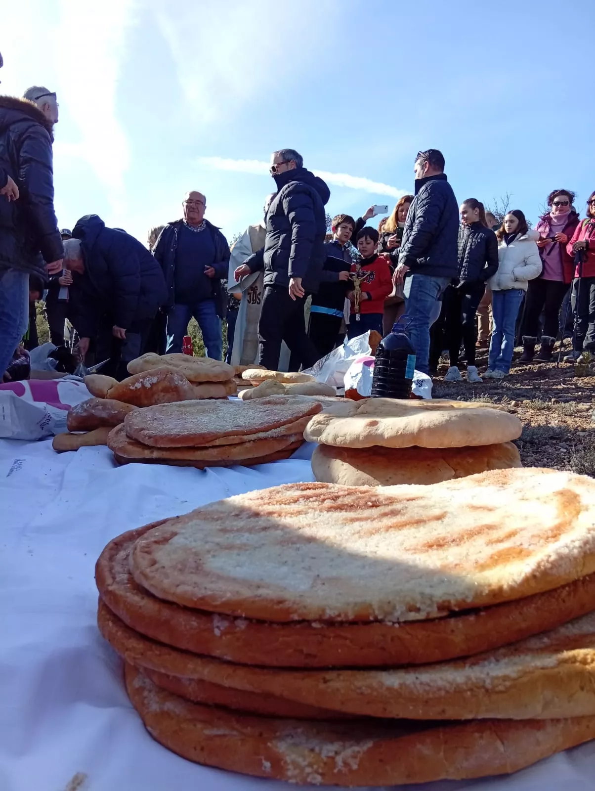 Tradición de los langostos de Abizanda. Fotos Ismael Ferrer