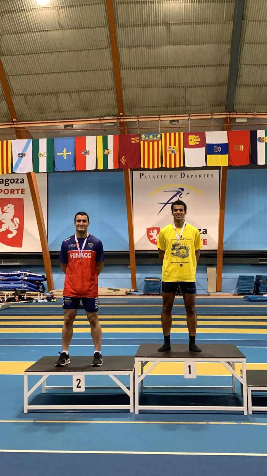 Pablo Castanera, plata Sub-23 (podio) y bronce absoluto de combinadas.