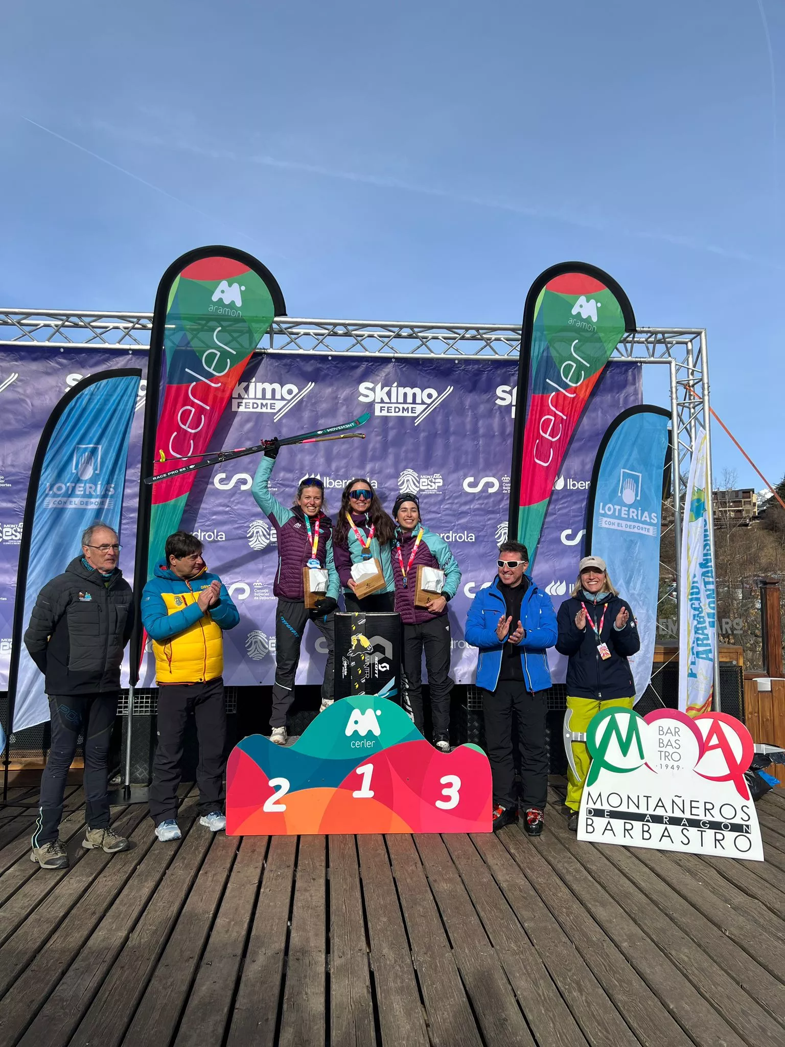 Imágenes de la Copa España Skimo Vertical Cerler 2026