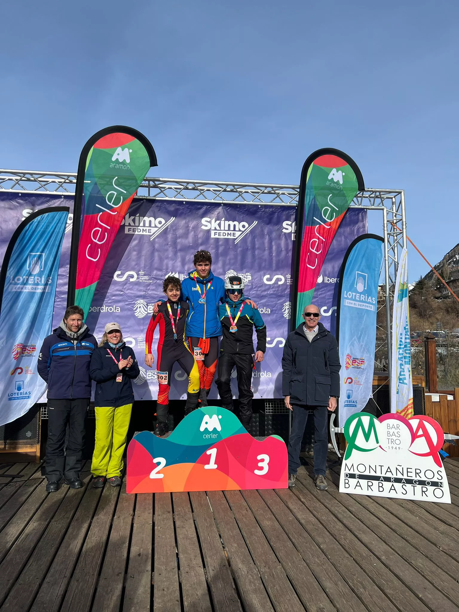 Imágenes de la Copa España Skimo Vertical Cerler 2026
