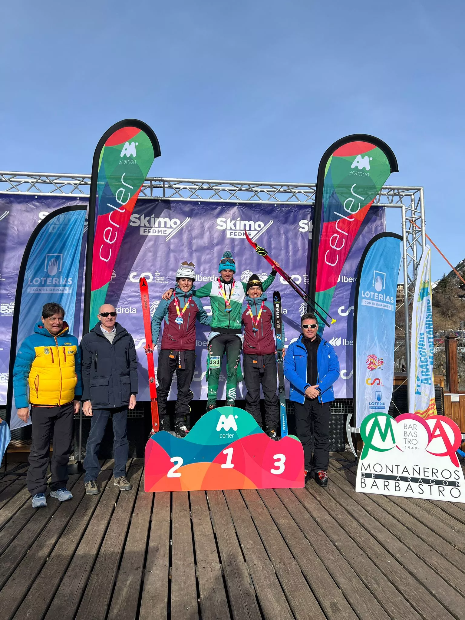 Imágenes de la Copa España Skimo Vertical Cerler 2026