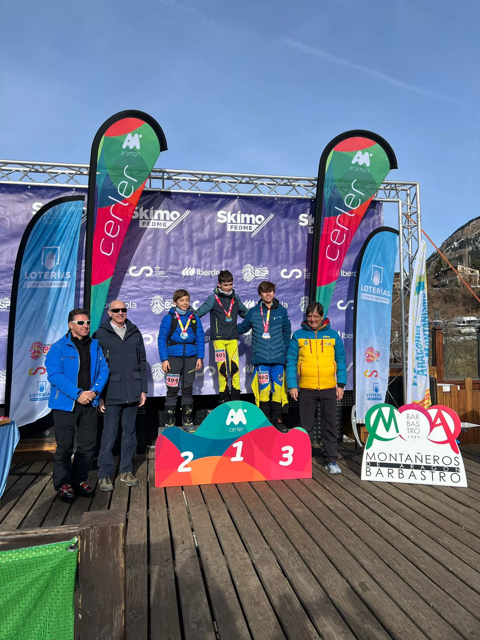 Imágenes de la Copa España Skimo Vertical Cerler 2026