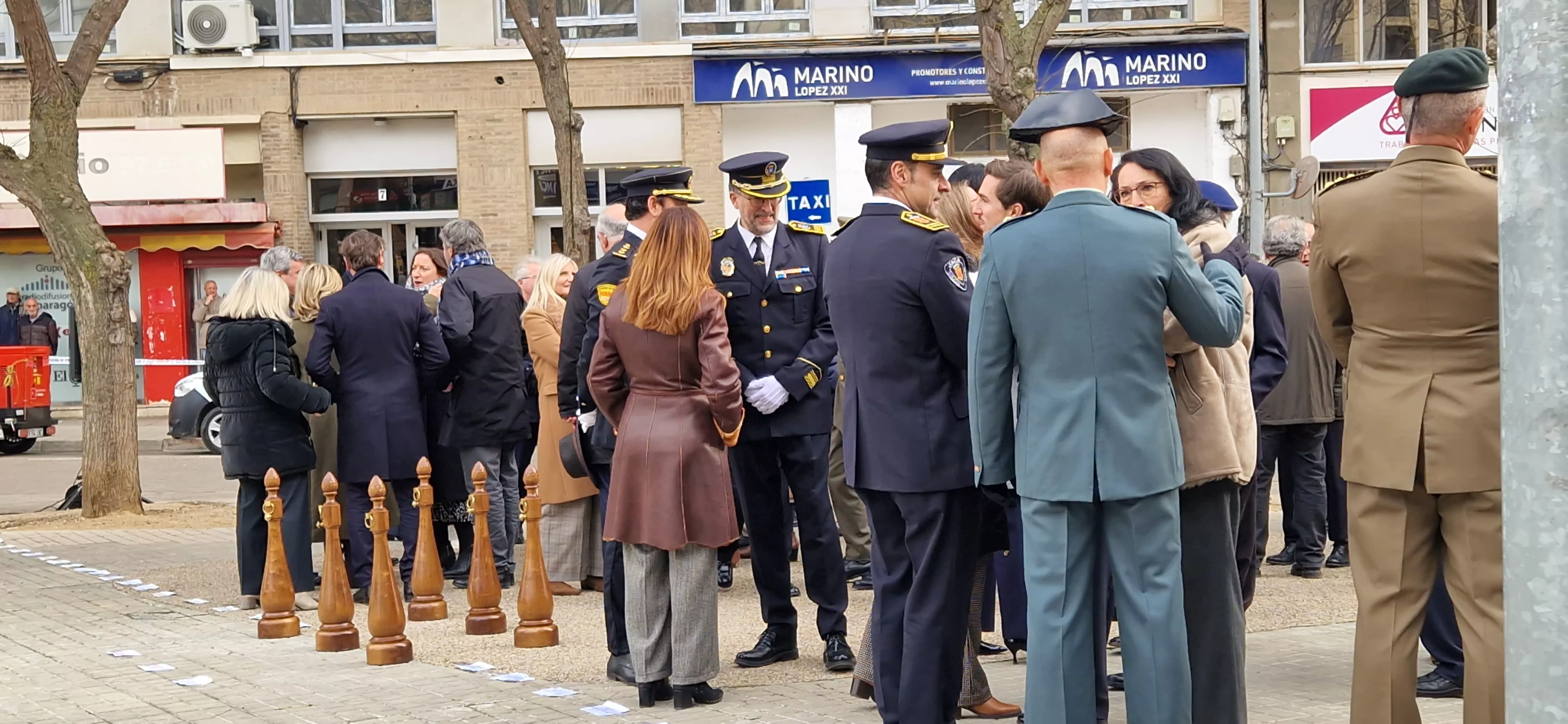Conmemoración en Huesca del 202 aniversario de la Policía Nacional. Foto Myriam Martínez