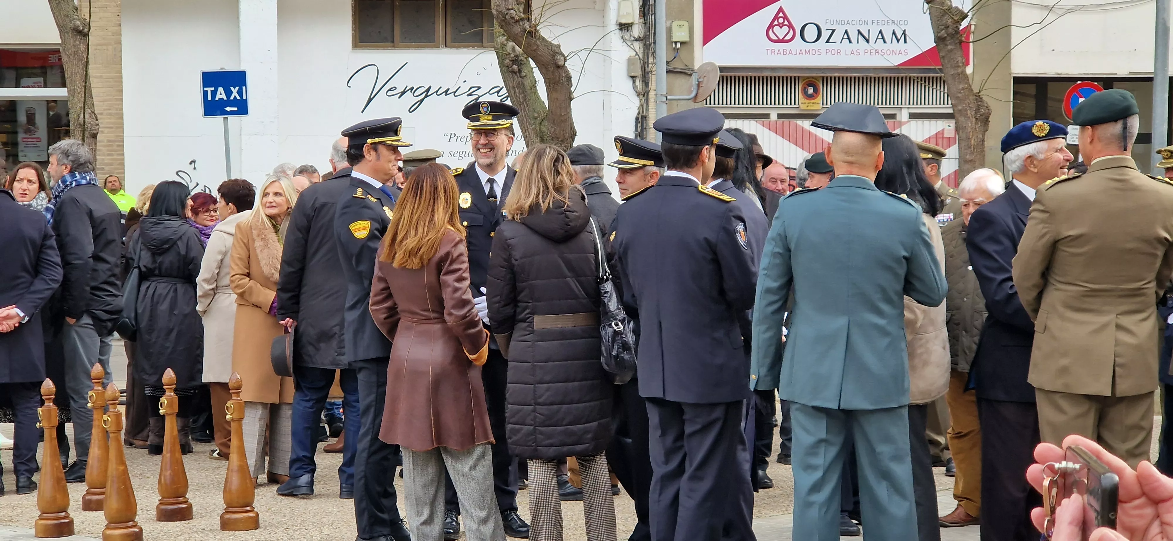 Conmemoración en Huesca del 202 aniversario de la Policía Nacional. Foto Myriam Martínez