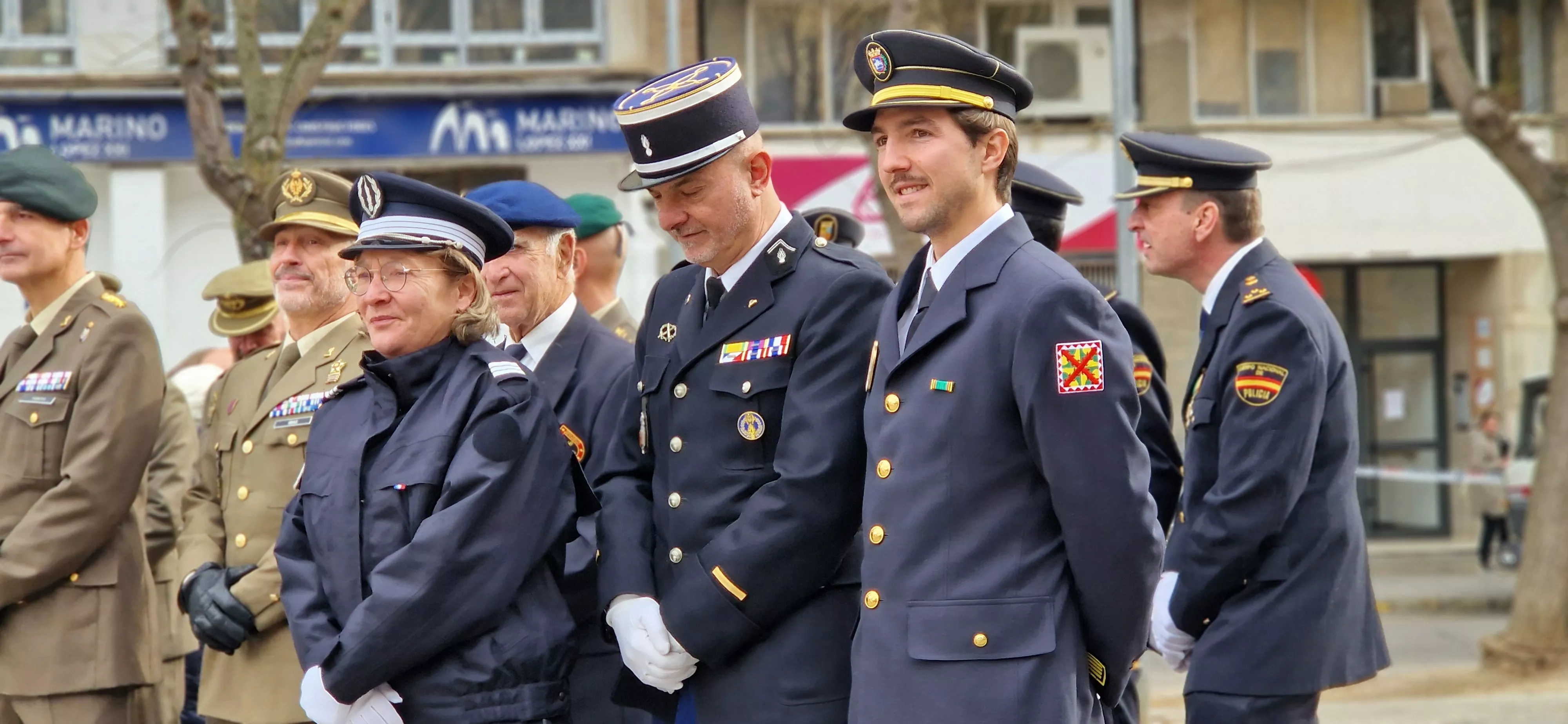 Conmemoración en Huesca del 202 aniversario de la Policía Nacional. Foto Myriam Martínez
