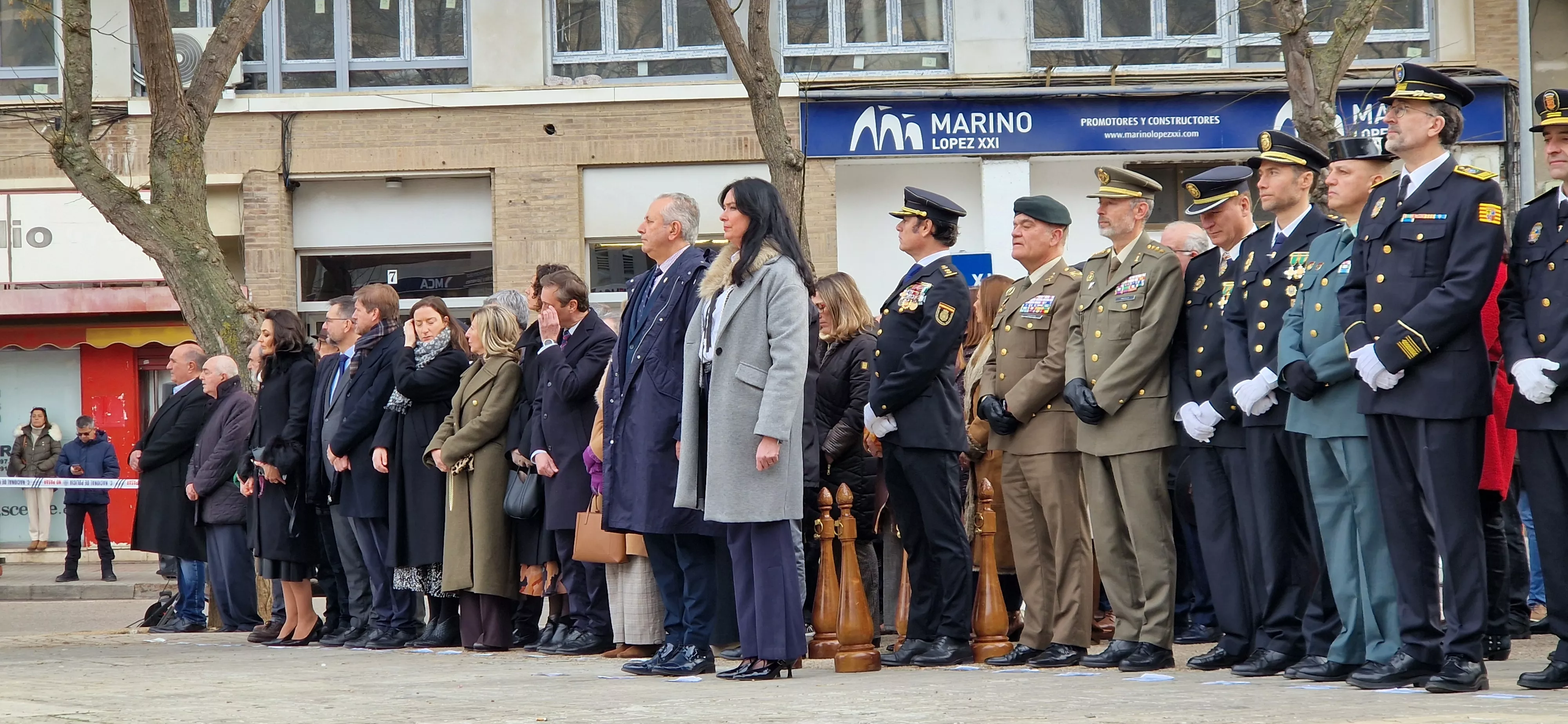 Conmemoración en Huesca del 202 aniversario de la Policía Nacional. Foto Myriam Martínez
