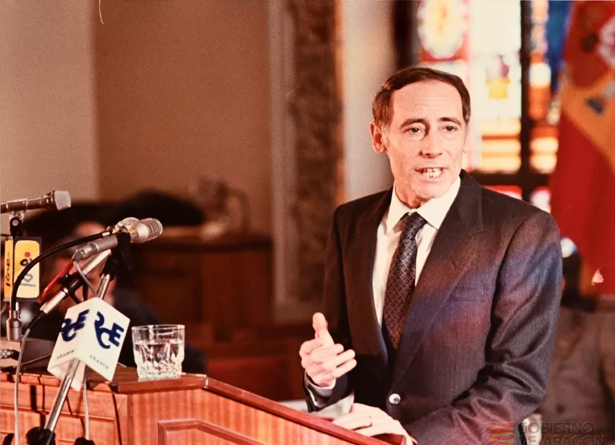Juan Antonio de Andrés Rodríguez, presidente de la Diputación General de Aragón de 1982 a 1983
