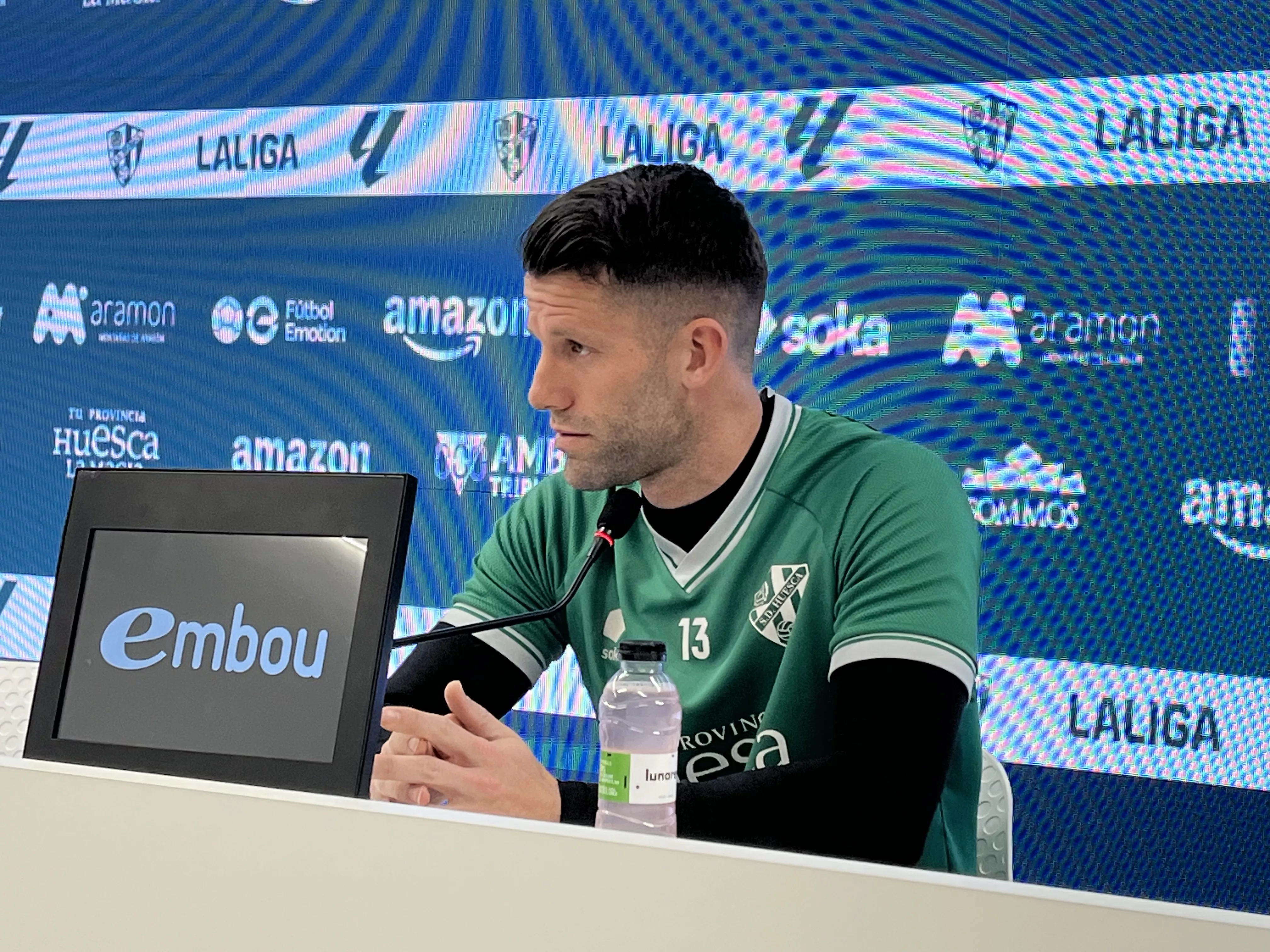 Dani Jiménez: “Me siento un privilegiado por estar en Huesca”