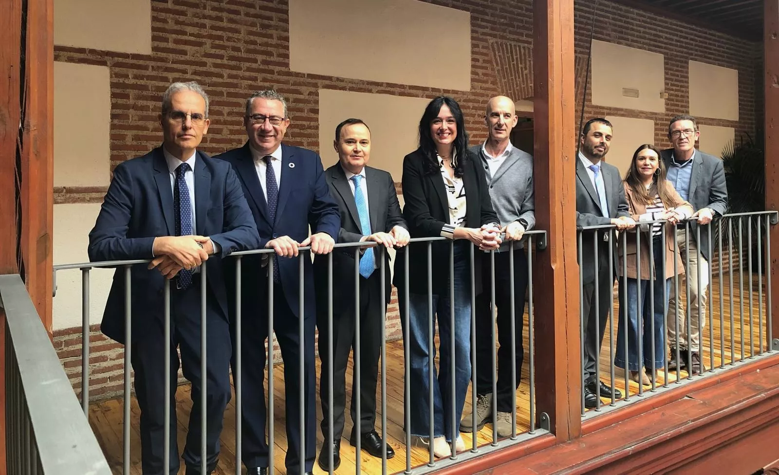 Lorena Orduna con otros integrantes de la Red de Entidades Locales para la Agenda 2030