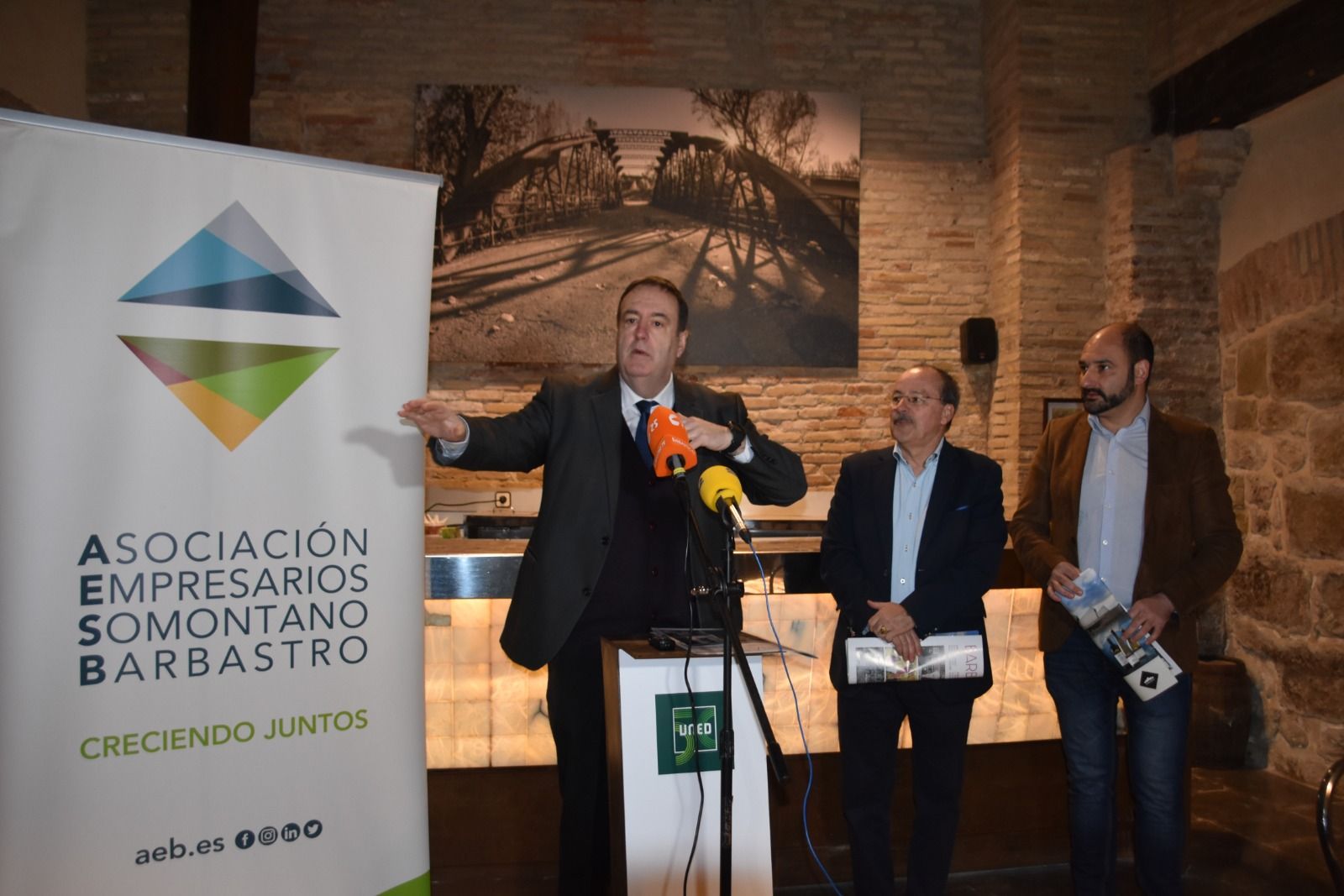 Javier García Antón, José Antonio Pérez y Fernando Torres