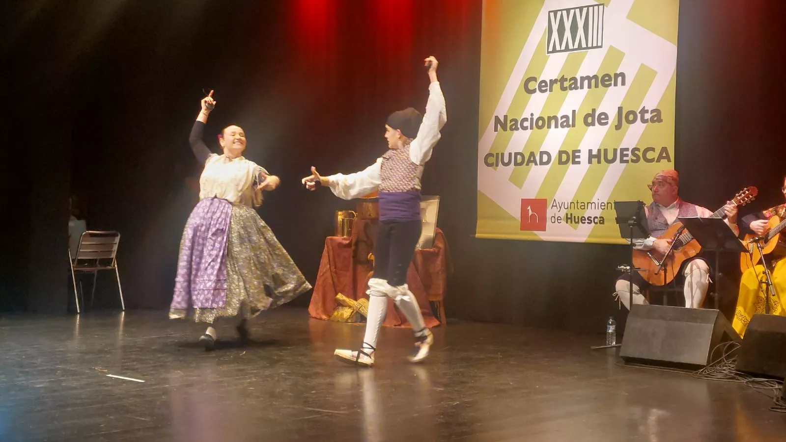 Fase clasificatoria del Certamen Nacional de Jota Ciudad de Huesca el sábado