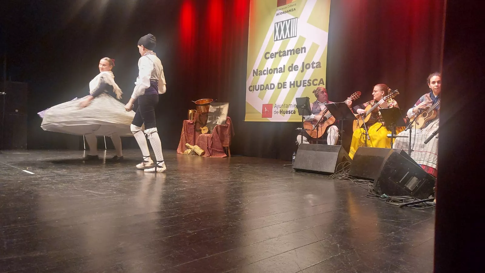 Fase clasificatoria del Certamen Nacional de Jota Ciudad de Huesca el sábado