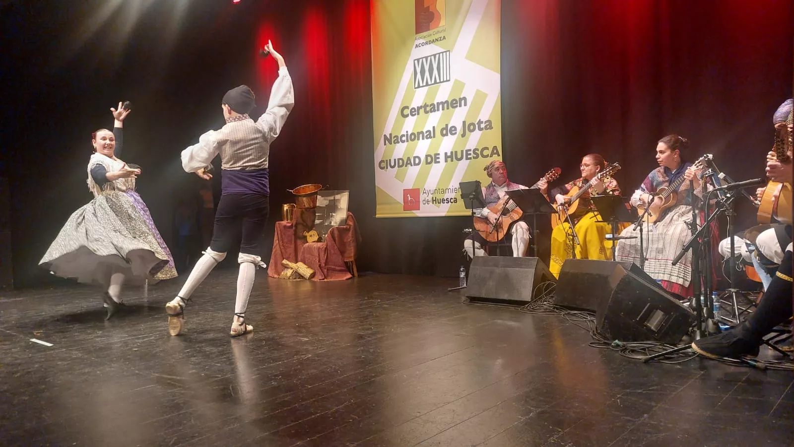 Fase clasificatoria del Certamen Nacional de Jota Ciudad de Huesca el sábado