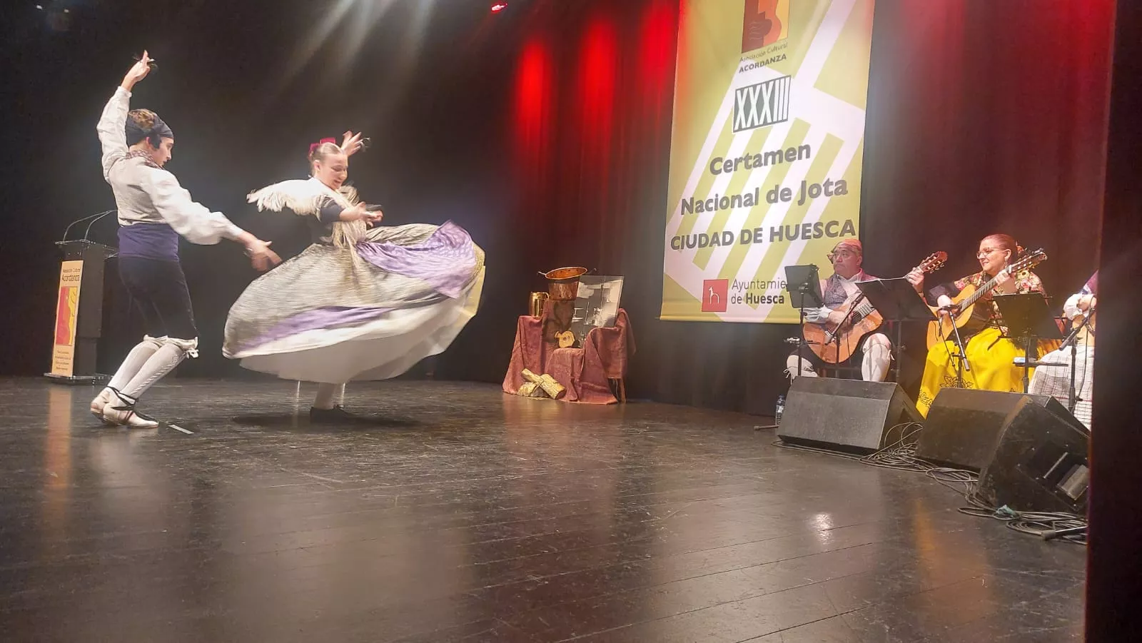 Fase clasificatoria del Certamen Nacional de Jota Ciudad de Huesca el sábado