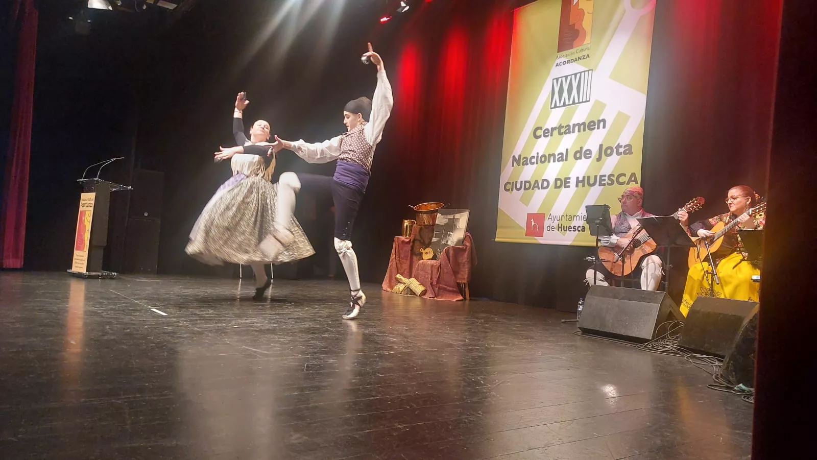 Fase clasificatoria del Certamen Nacional de Jota Ciudad de Huesca el sábado