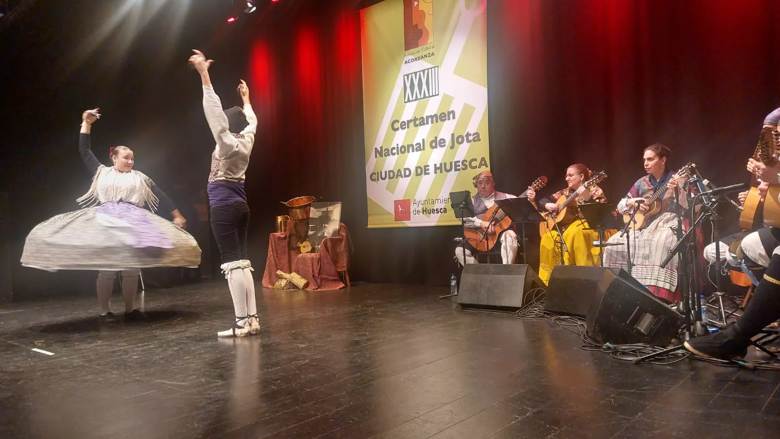 Fase clasificatoria del Certamen Nacional de Jota Ciudad de Huesca el sábado