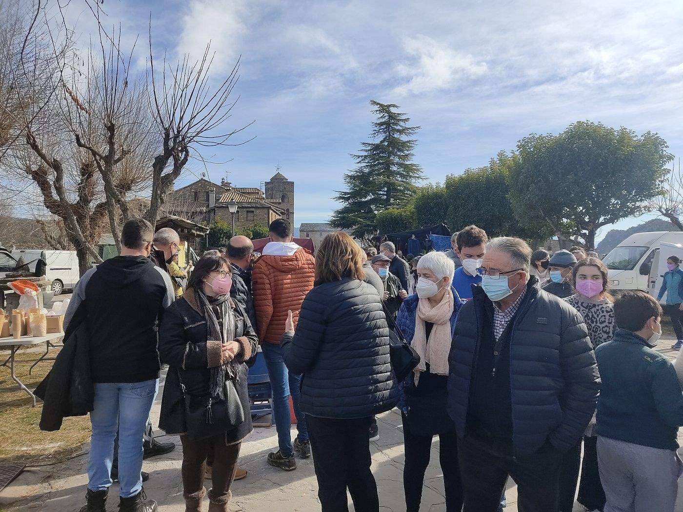 Público en la pasada edición de la Ferieta de Aínsa.