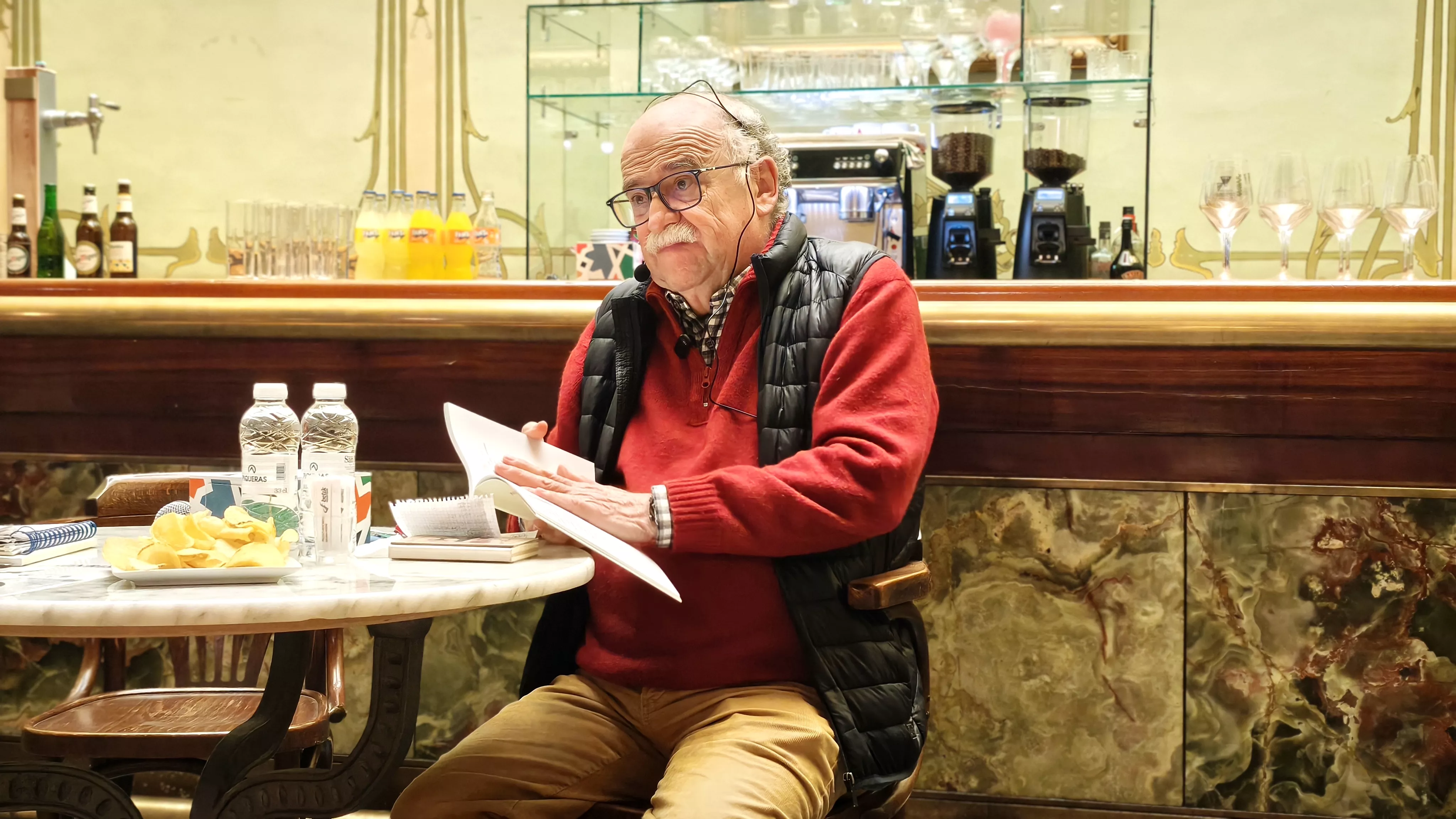José Luis Martín-Retortillo durante la presentación de su libro. Foto María José Sampietro