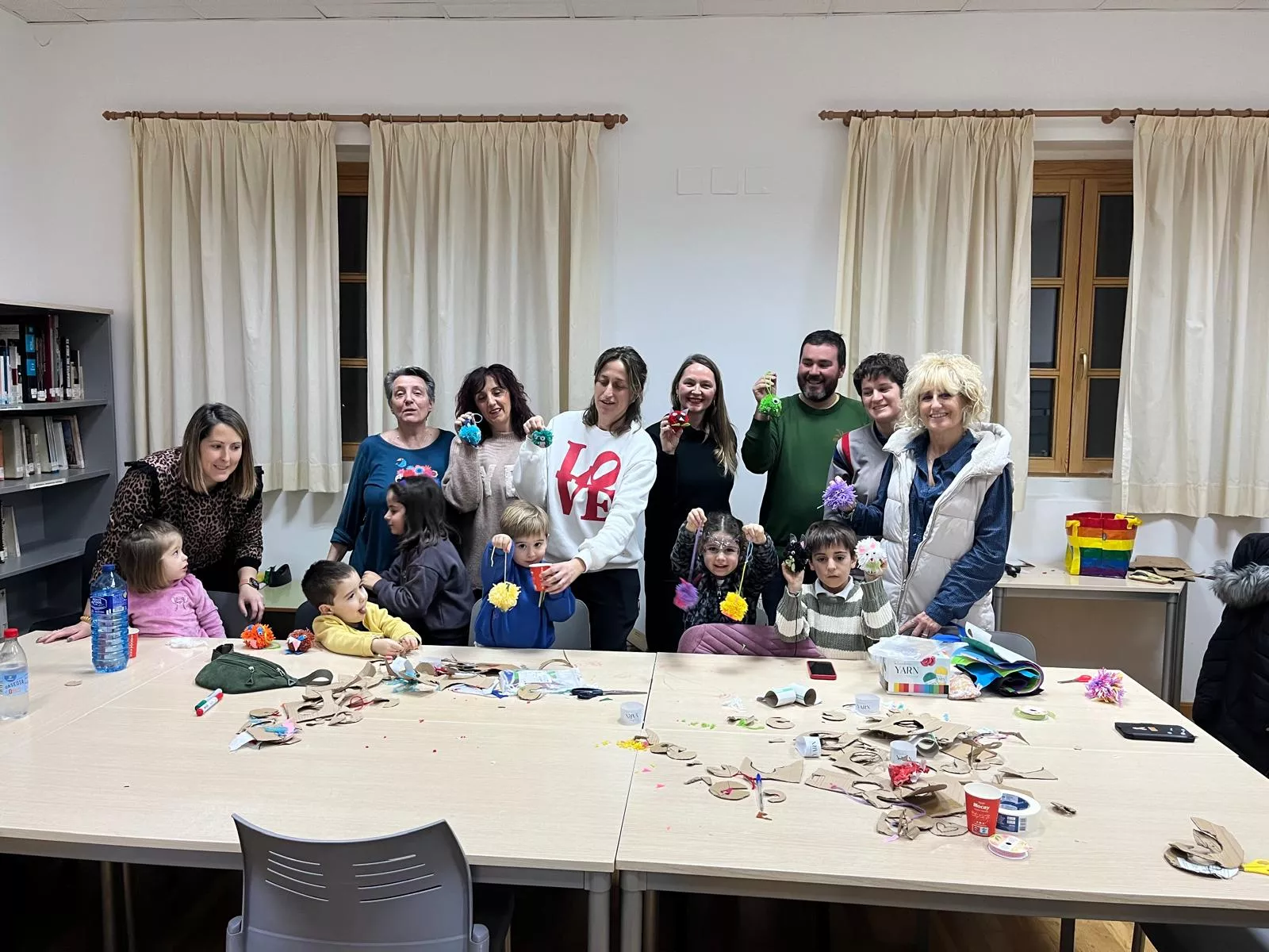 Primer día de las fiestas de invierno en Biscarrués