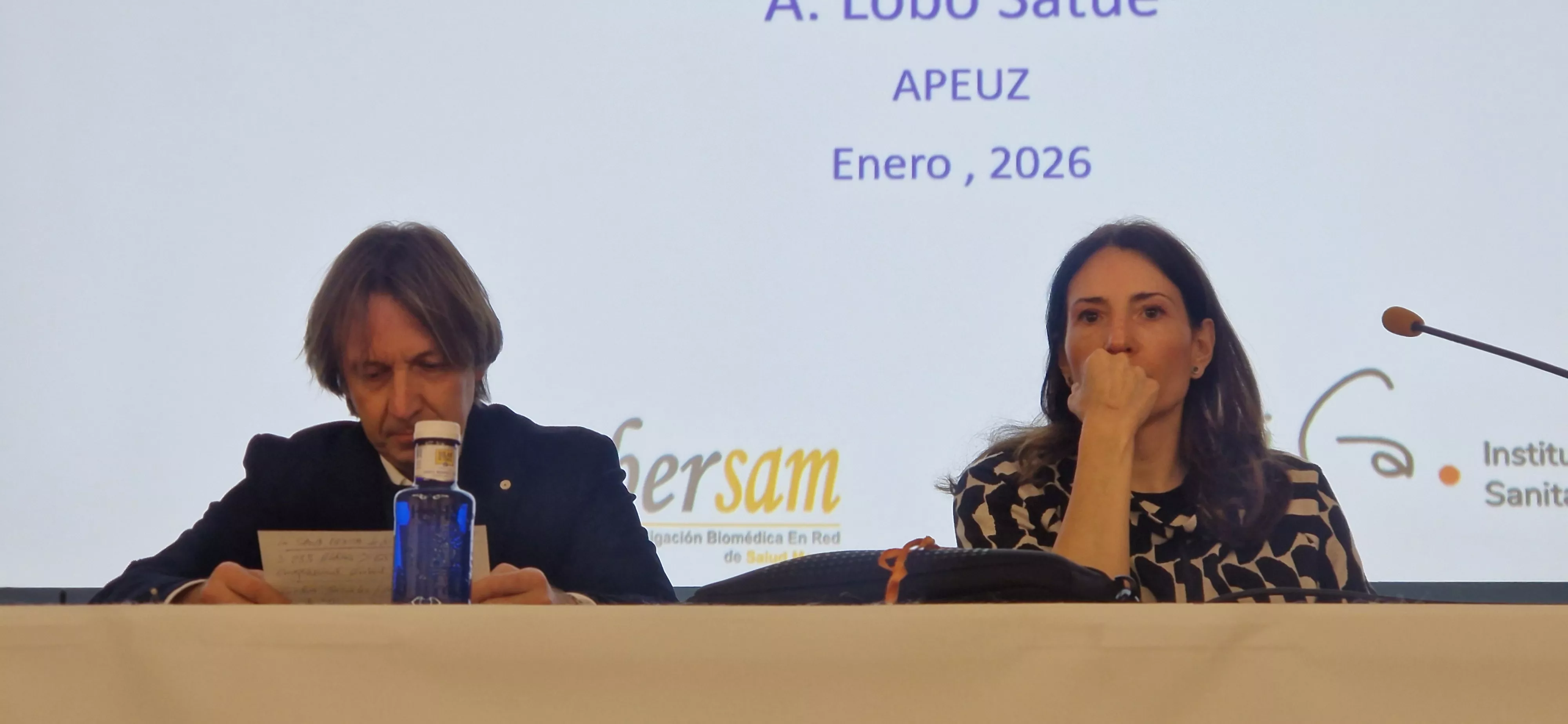 Javier Olivera y María Nogués. Foto Myriam Martínez