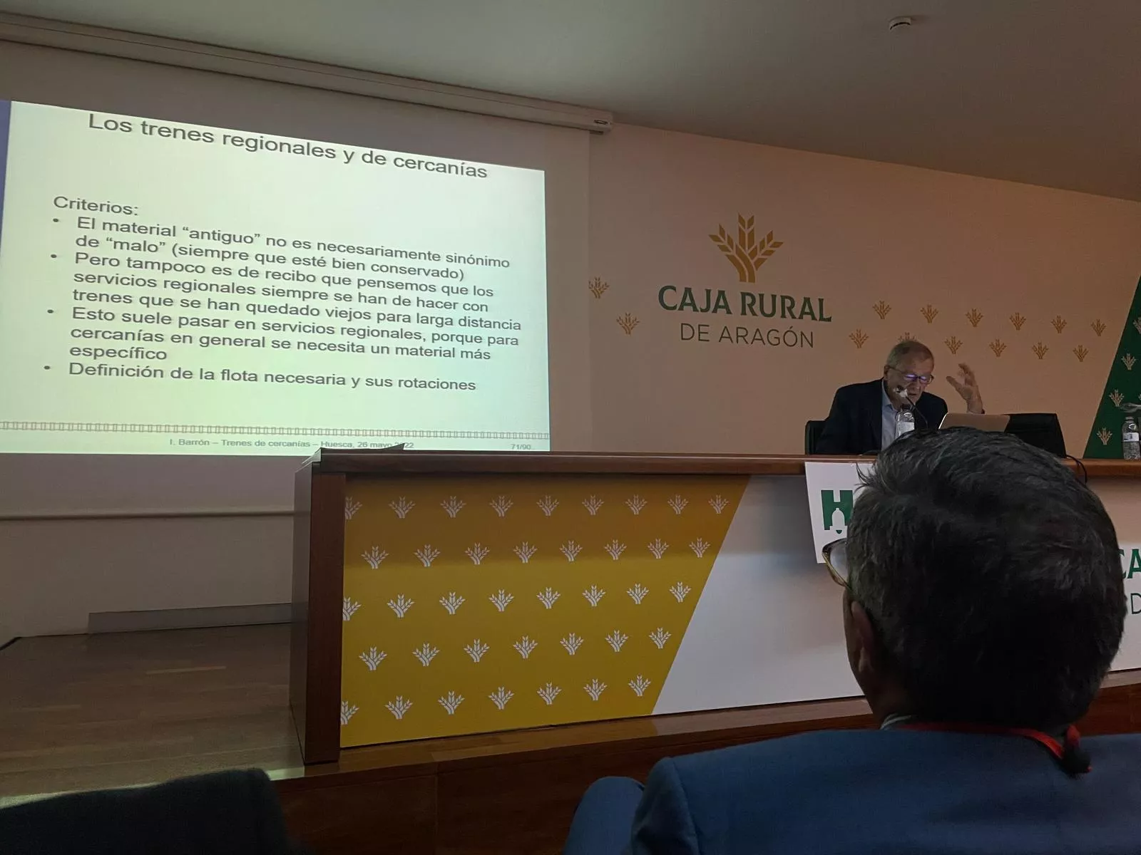 Iñaki Barrón de Angoiti en su conferencia de Huesca Suena