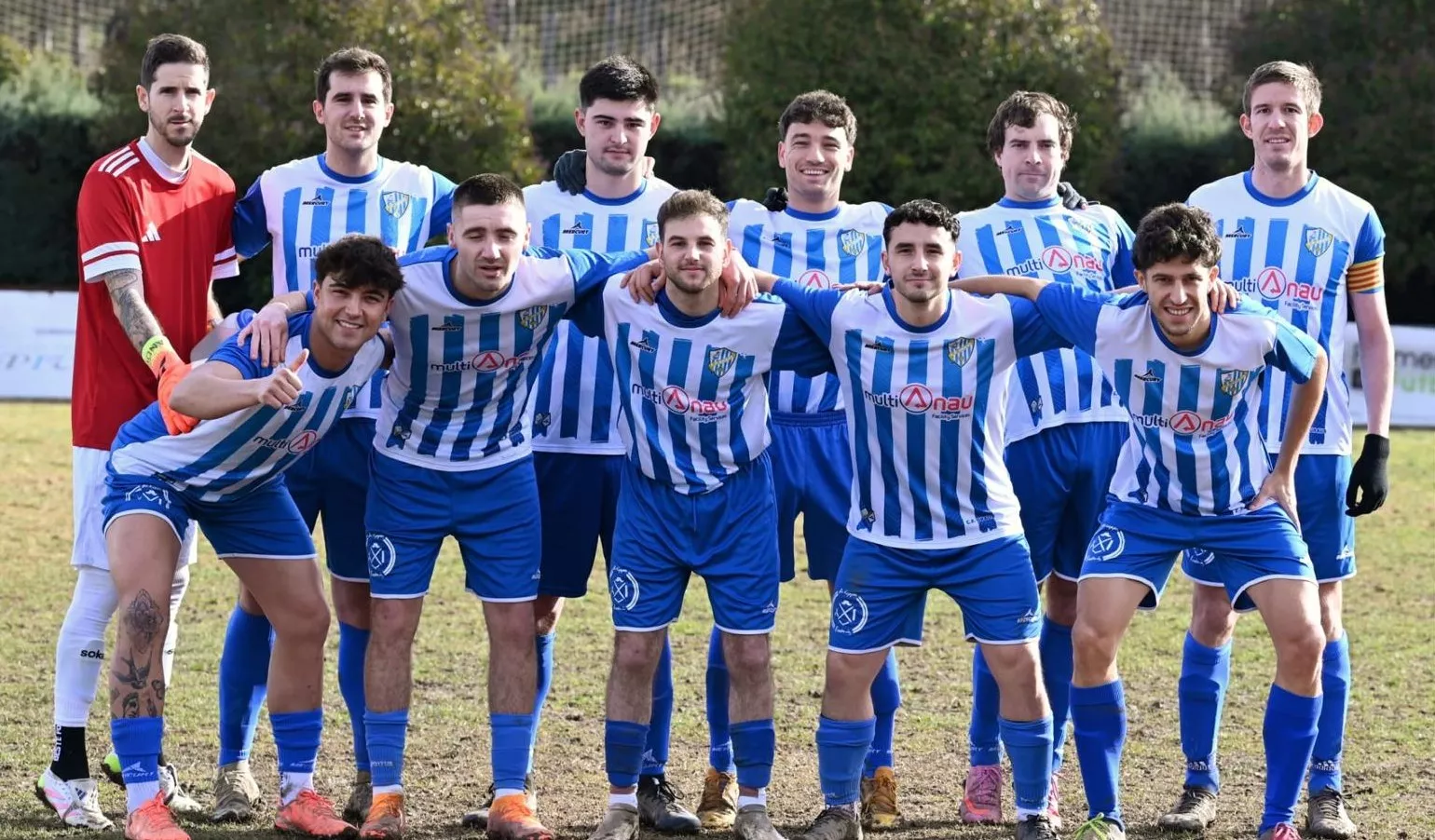 Once del Graus en un partido de esta temporada. Foto: Renate Rozeboom