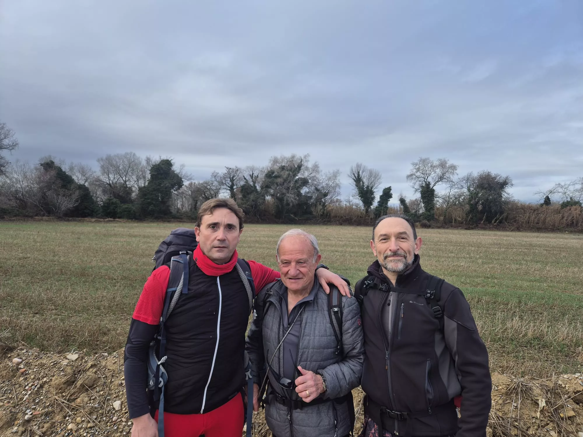 Primer entreno para la Javierada de los Amantes de la Naturaleza. Foto Juanlu Herrero